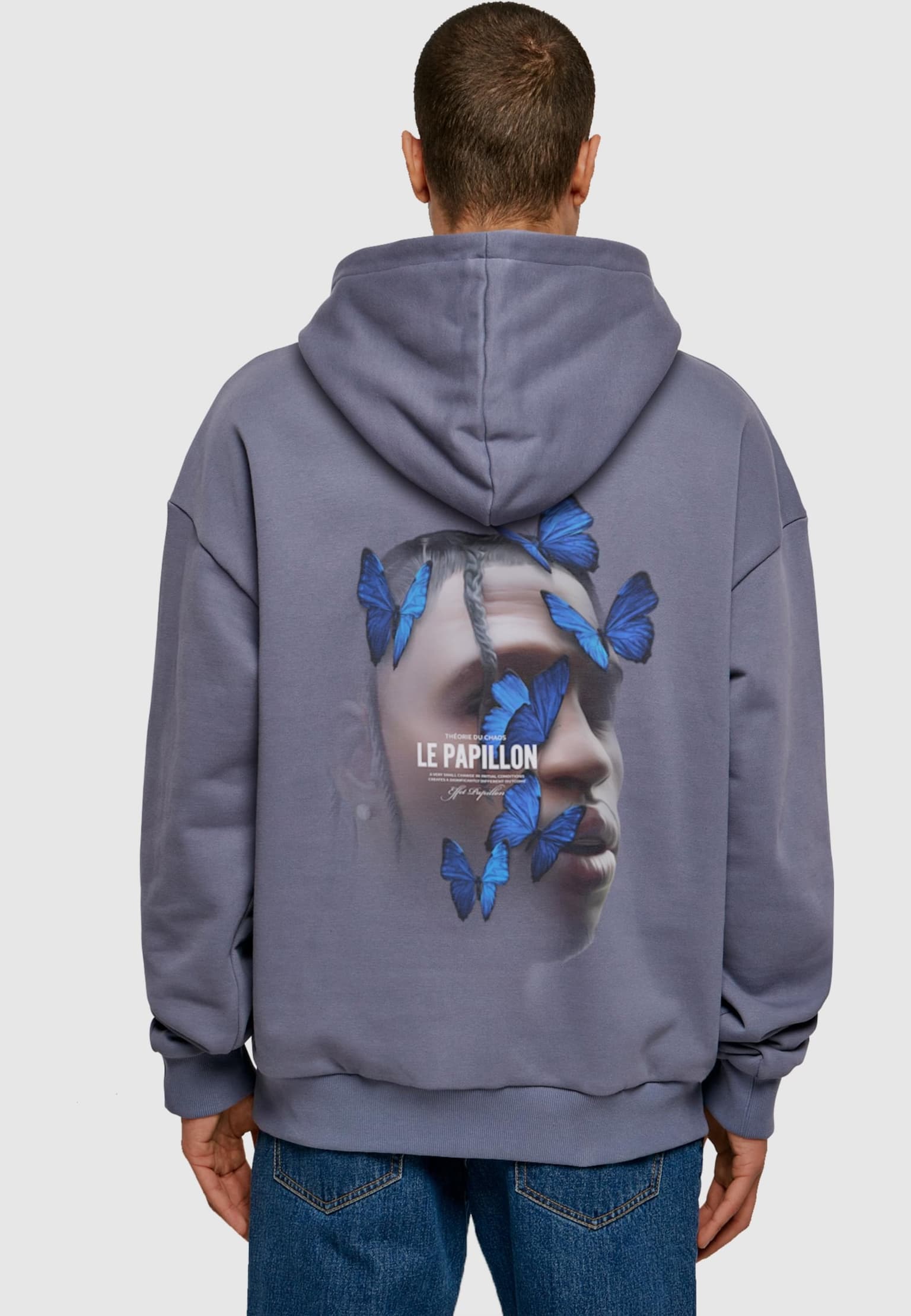 Mister Tee Upscale Le Papillon Heavy Oversize Hoody