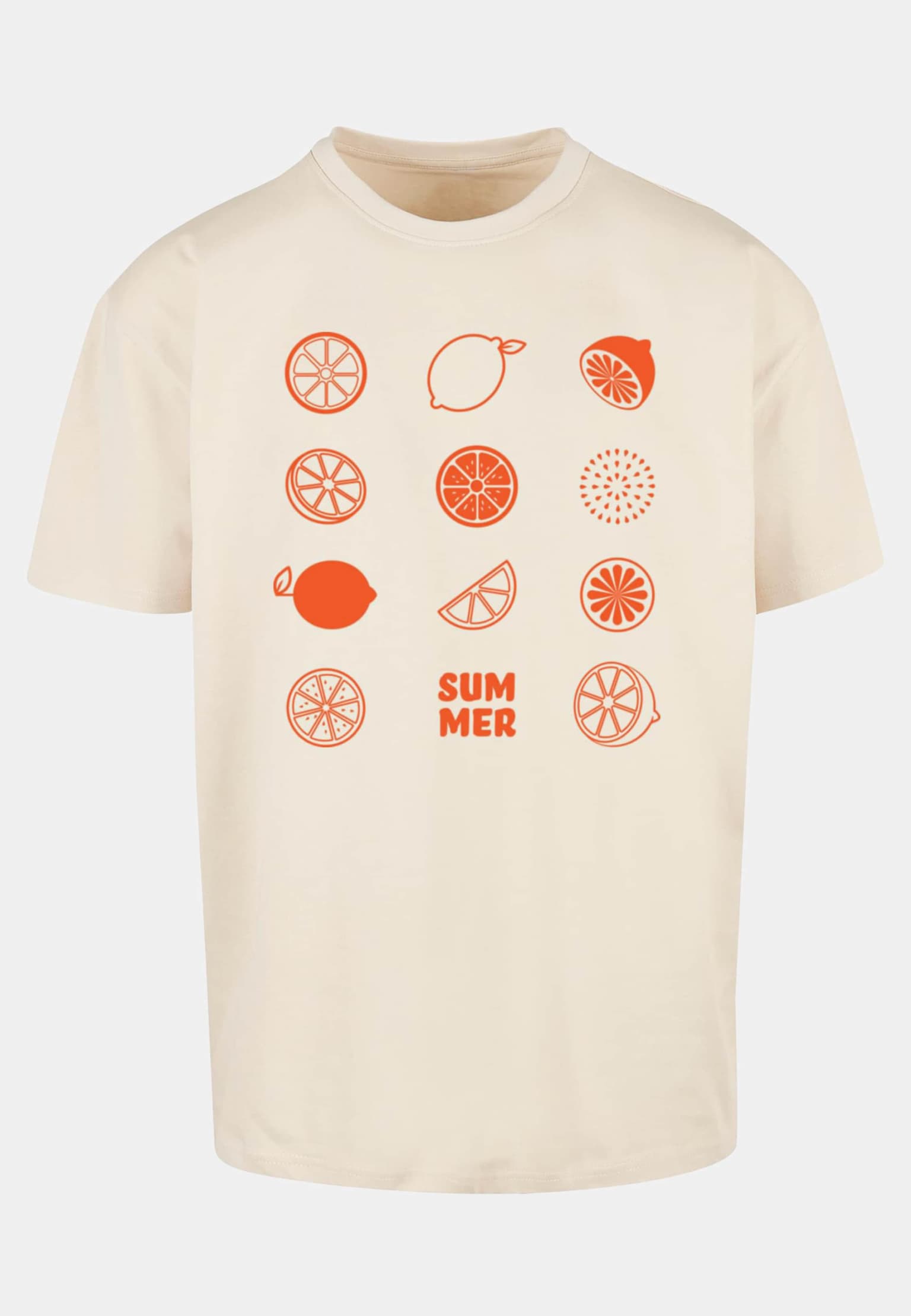 Merchcode Summer - Citrus Heavy Oversize Tee – Bild 3
