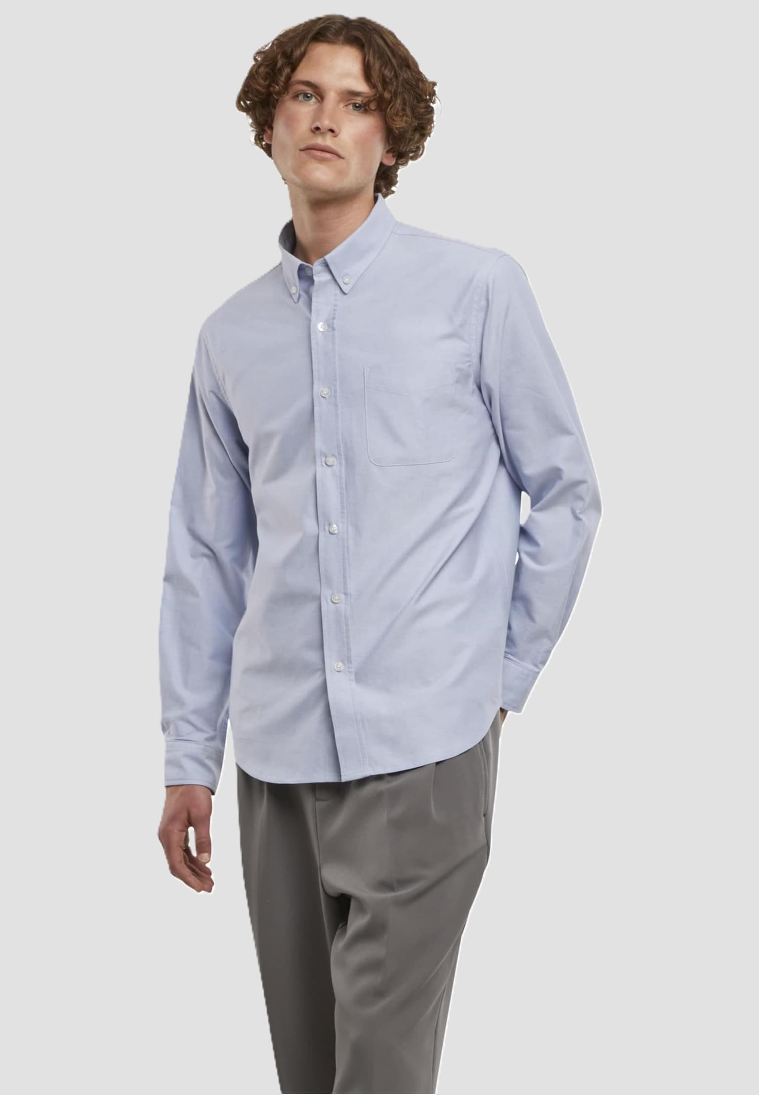 Urban Classics Button Up Oxford Shirt