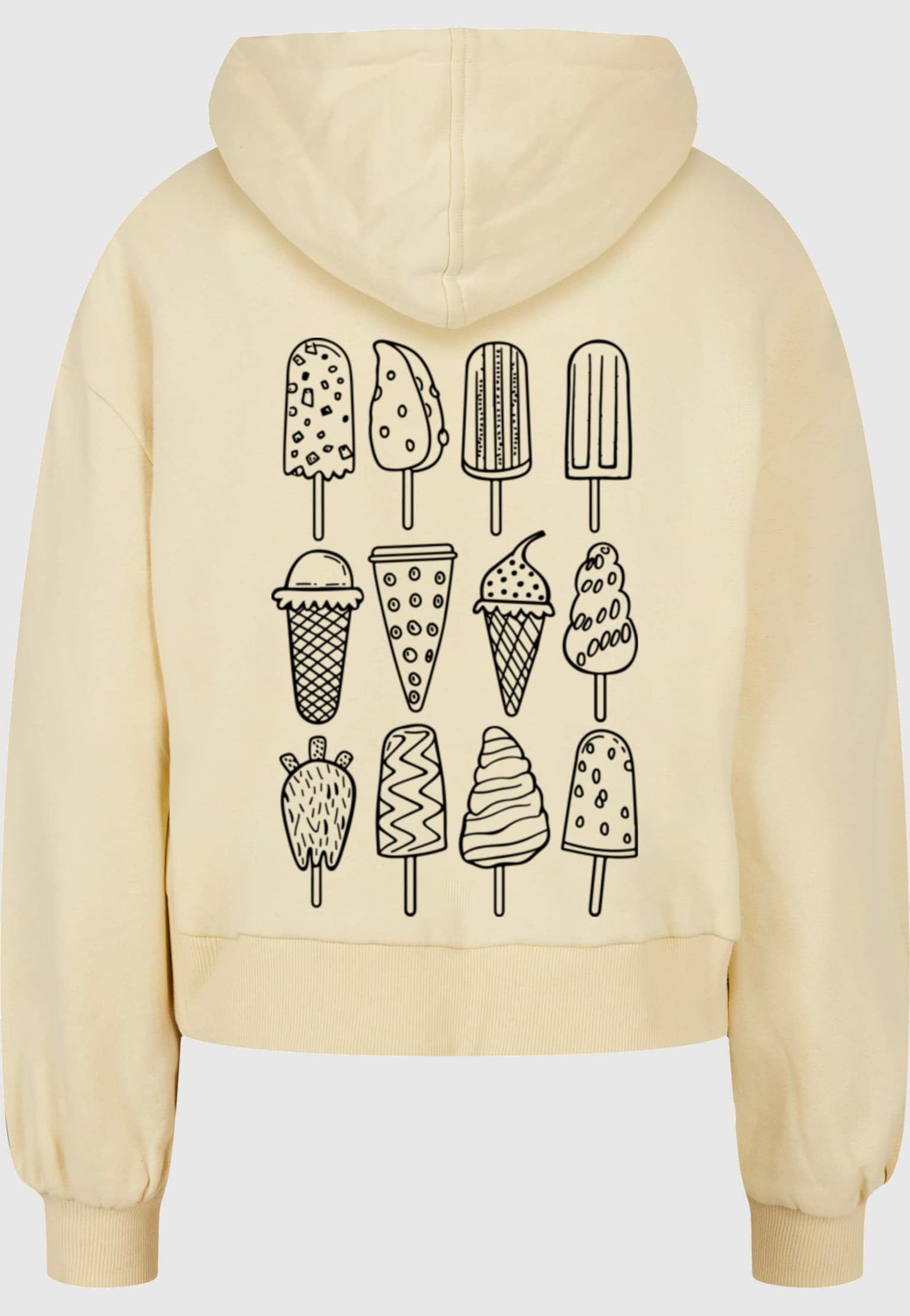 Merchcode Ladies Ice Cream Oversized Hoody – Bild 4