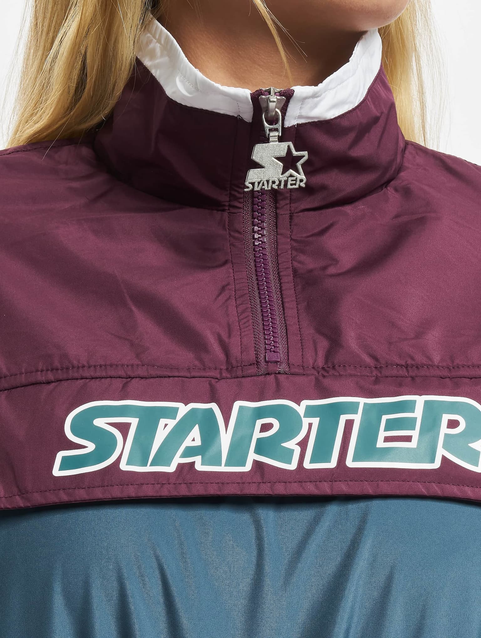 Starter Black Label Ladies Colorblock Pull Over Jacket – Bild 4