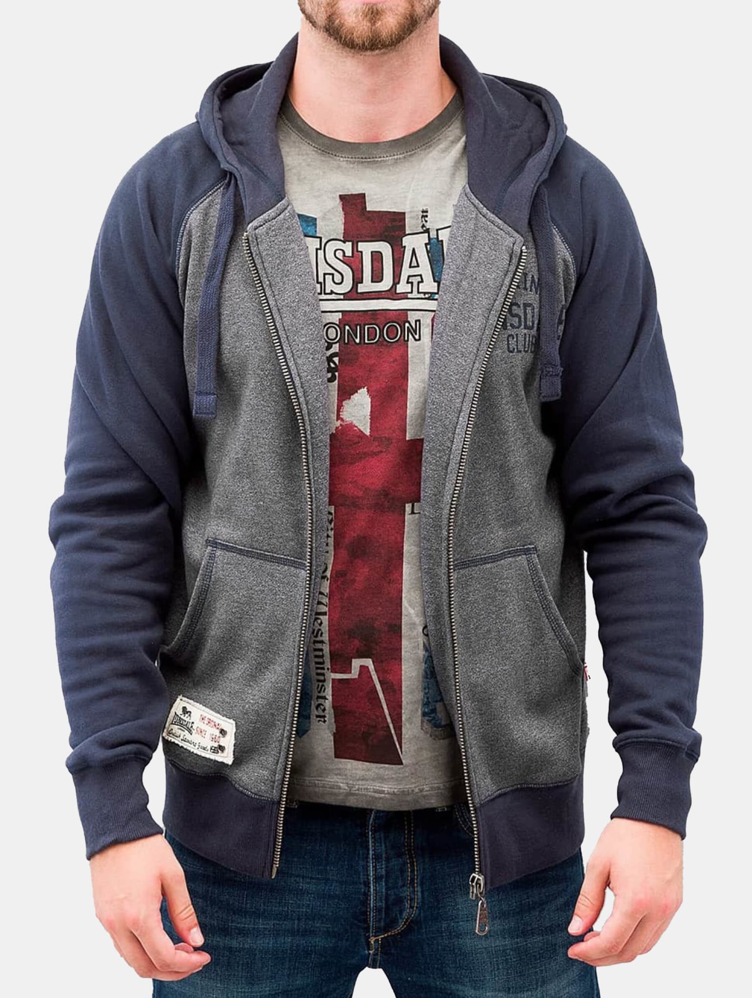 Lonsdale London Slough Zip Hoodie