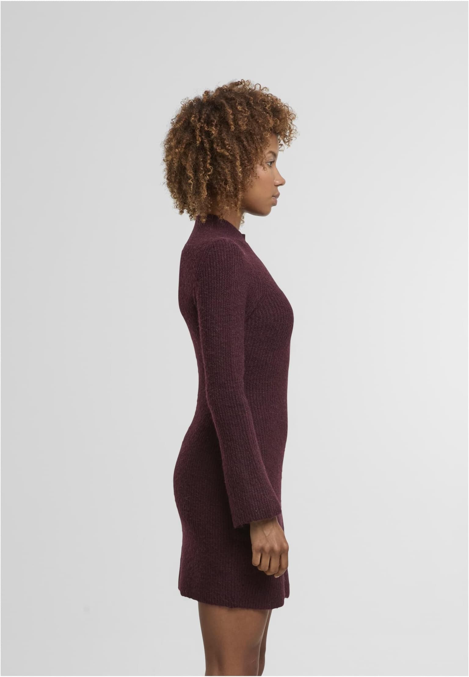 Noisy May NMNOLA L/S HIGH NECK KNIT DRESS FWD – Bild 4
