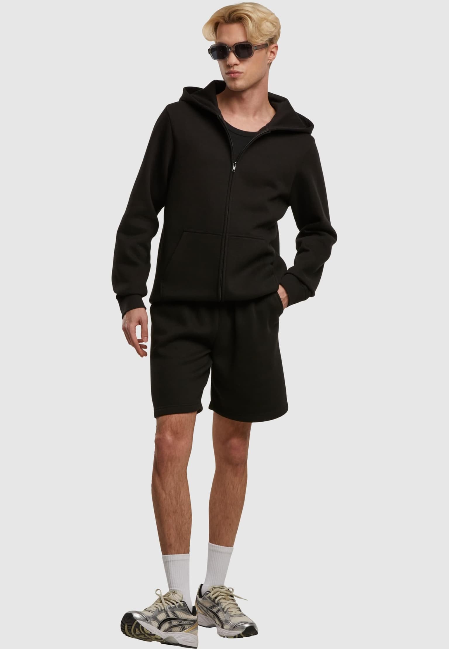 Urban Classics Basic Essential Zip Hoody – Bild 4