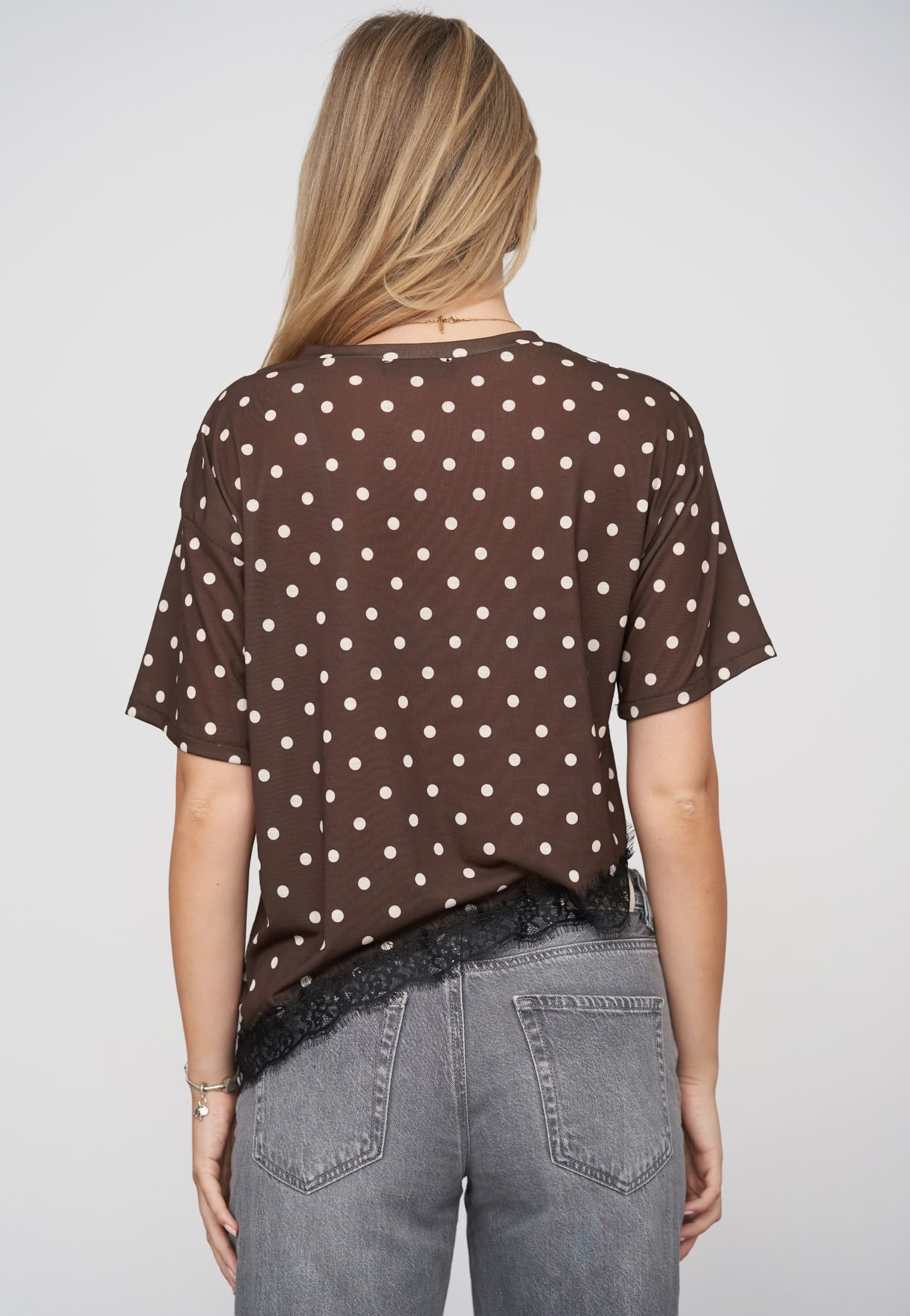 Cloud5ive Asymetric Lace Shirt – Bild 2