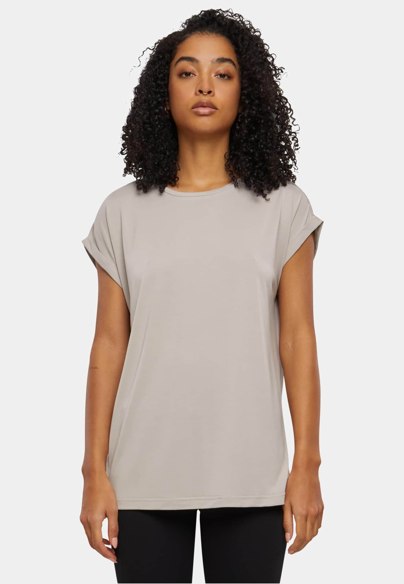 Urban Classics Ladies Modal Extended Shoulder Tee