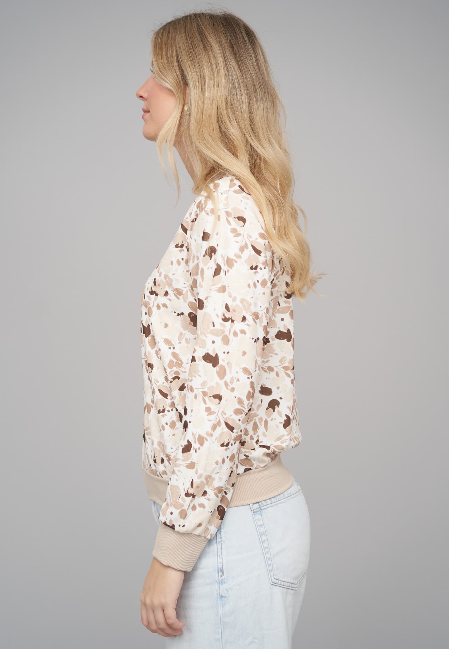Cloud5ive Bomber Blouson Jacket Flowers – Bild 3
