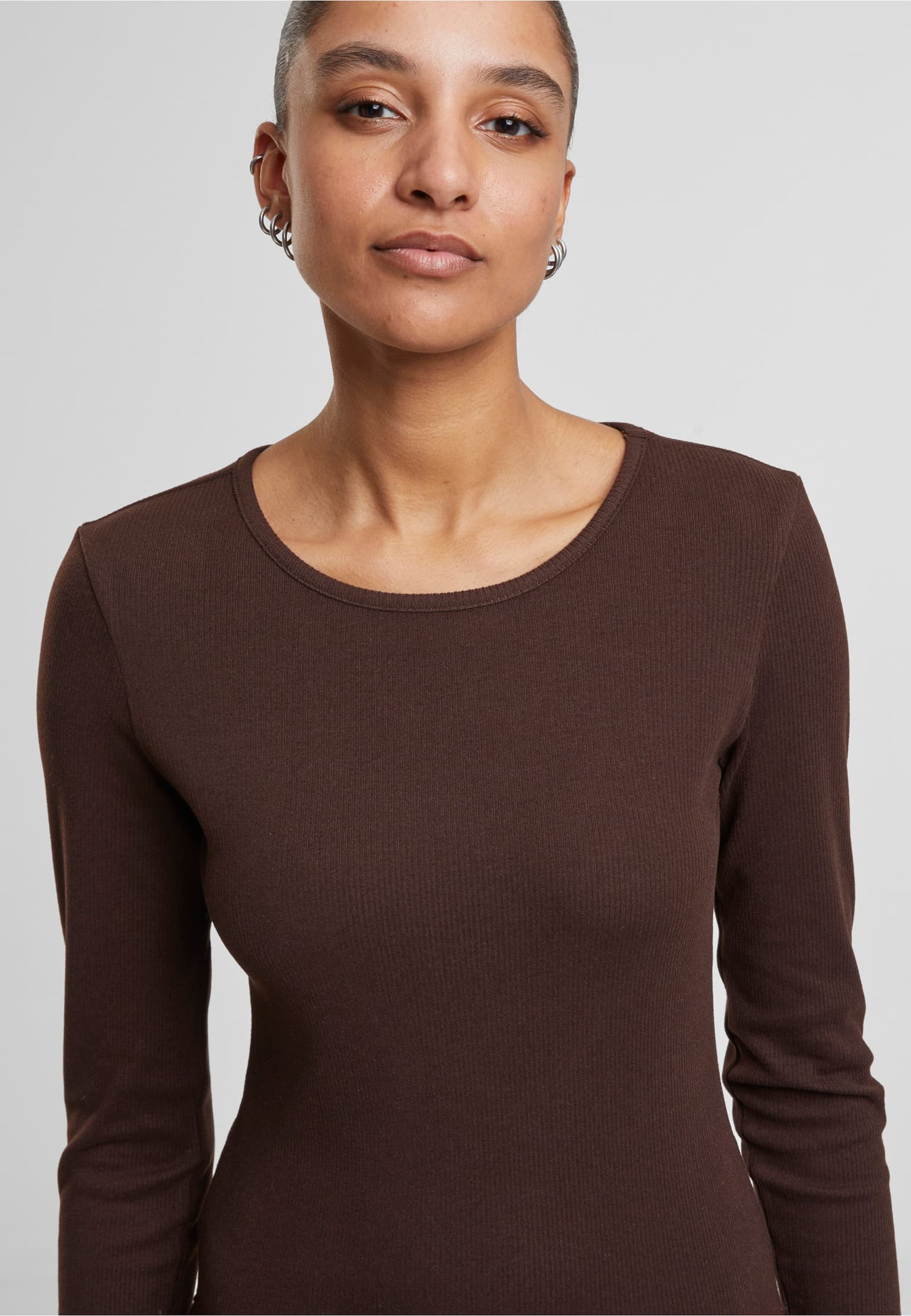 Urban Classics Ladies Heat Slim Slongsleeve – Bild 4