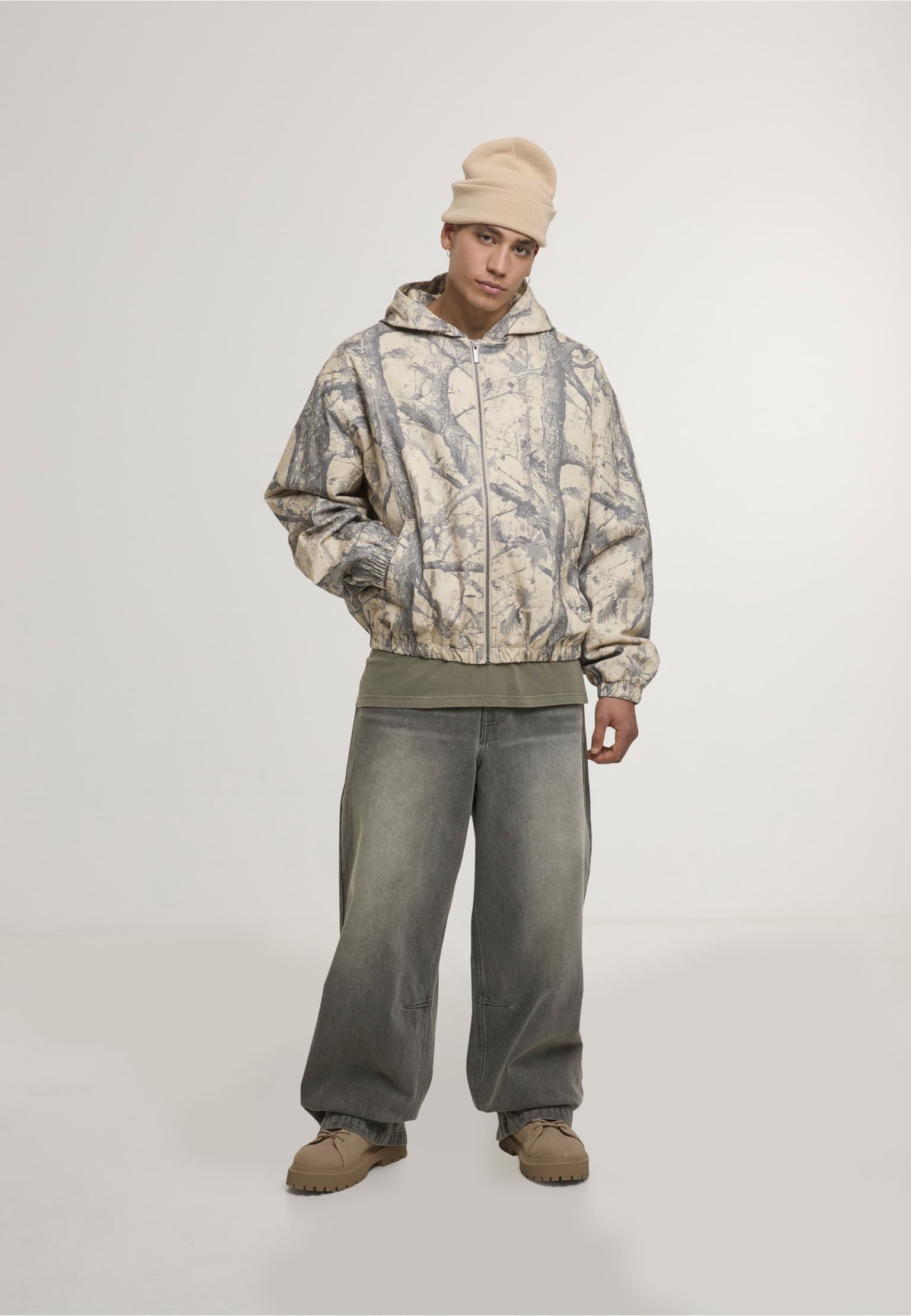 Karl Kani Signature Wood Camo Oversized Work Jacket – Bild 3