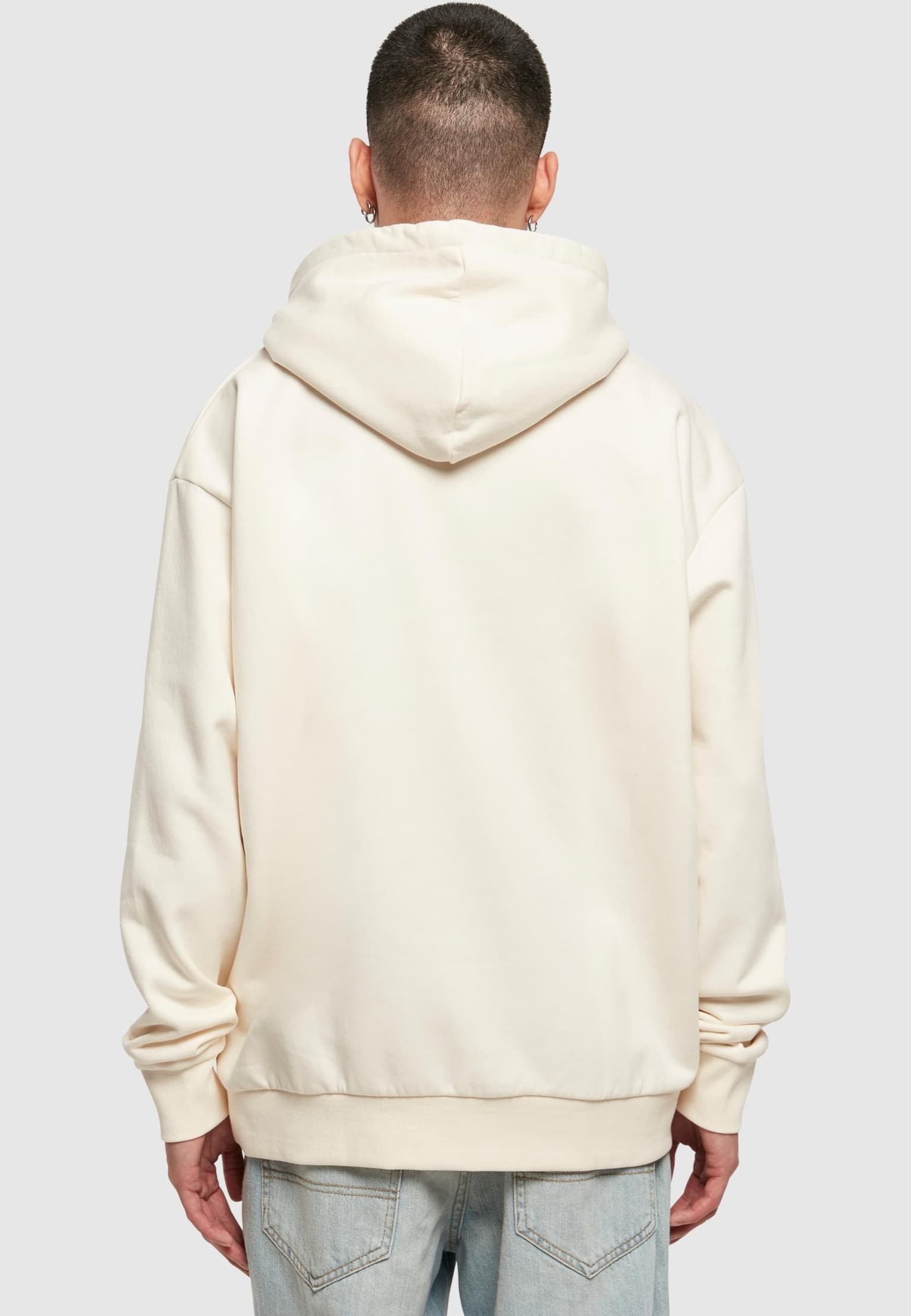 Karl Kani KM-HD011-003-06 KK Small Signature Essential Hoodie off white – Bild 2