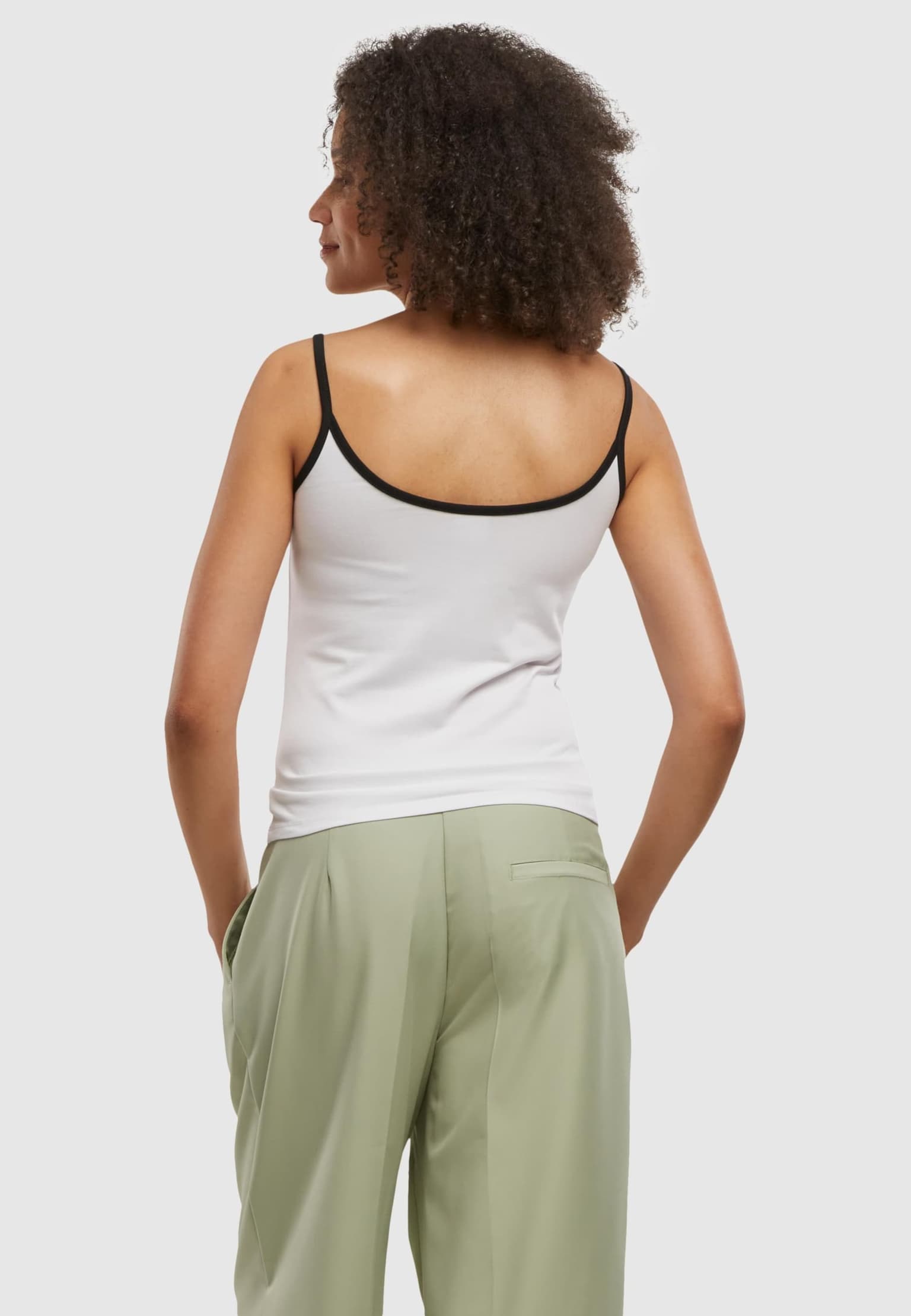 Urban Classics Ladies Contrast Basic Top 2-Pack – Bild 3