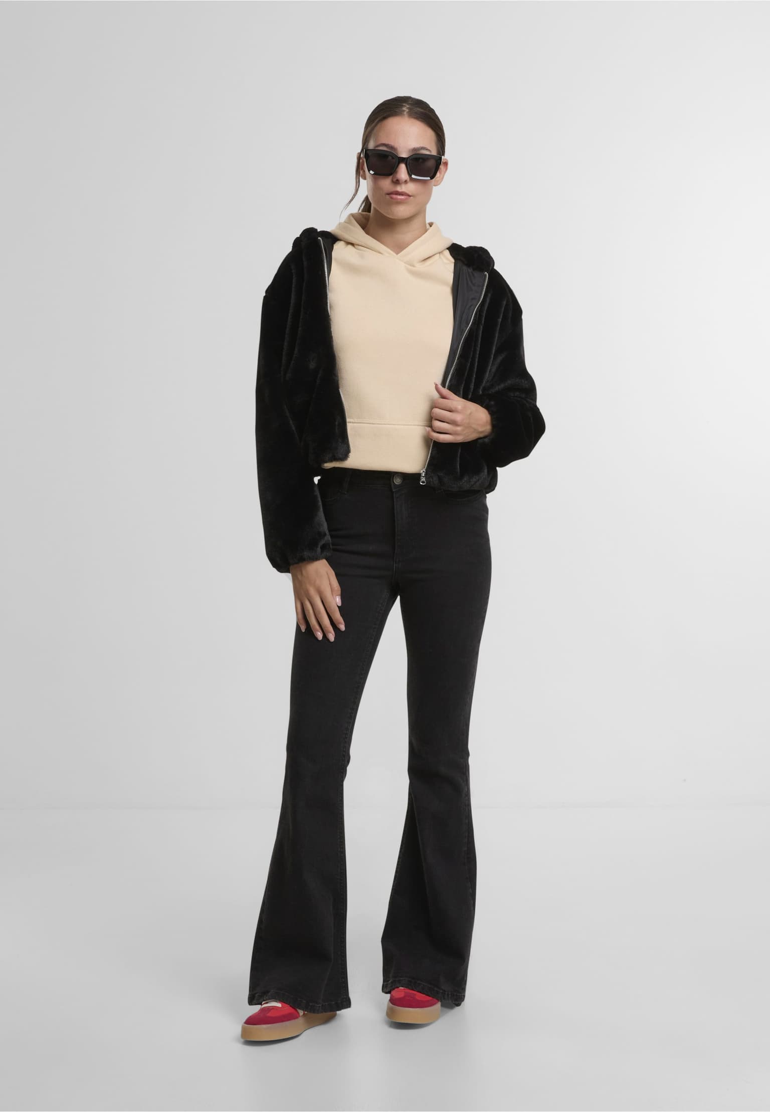 Urban Classics Ladies Basic Essential Hoody – Bild 3