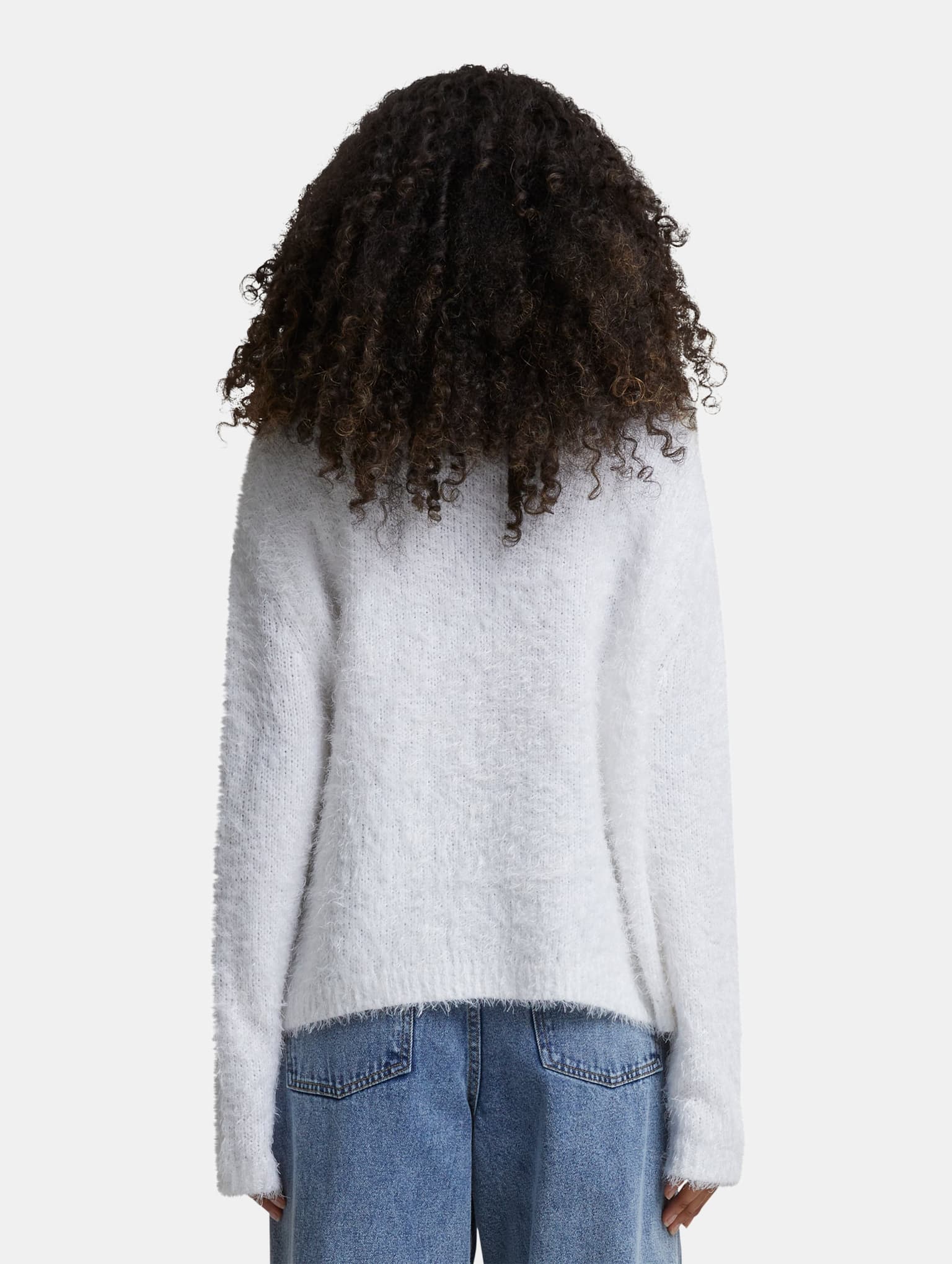 Urban Classics Ladies Feather Mock Neck Sweater – Bild 2