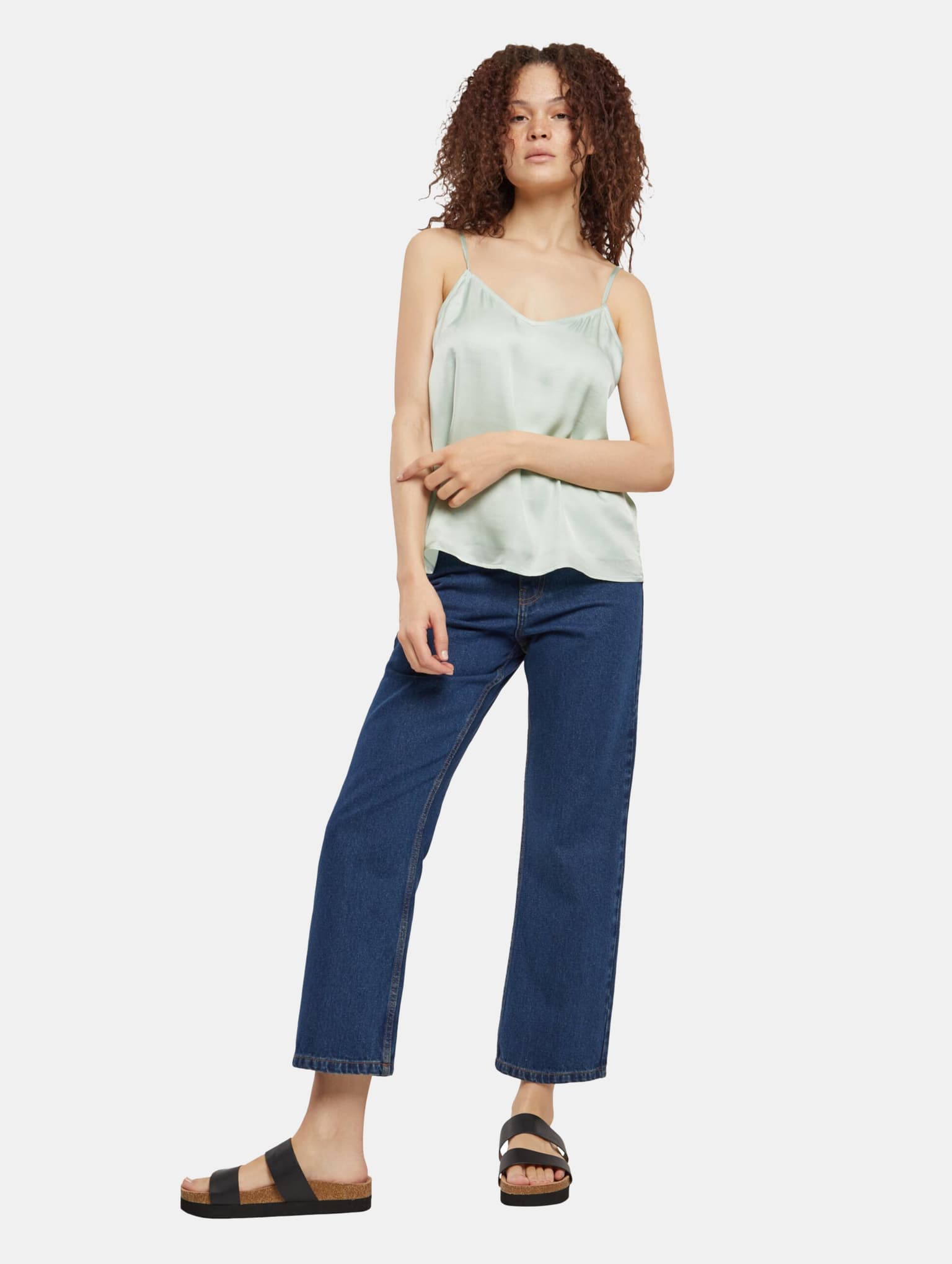 Urban Classics Ladies Viscose Satin Slip Top – Bild 4