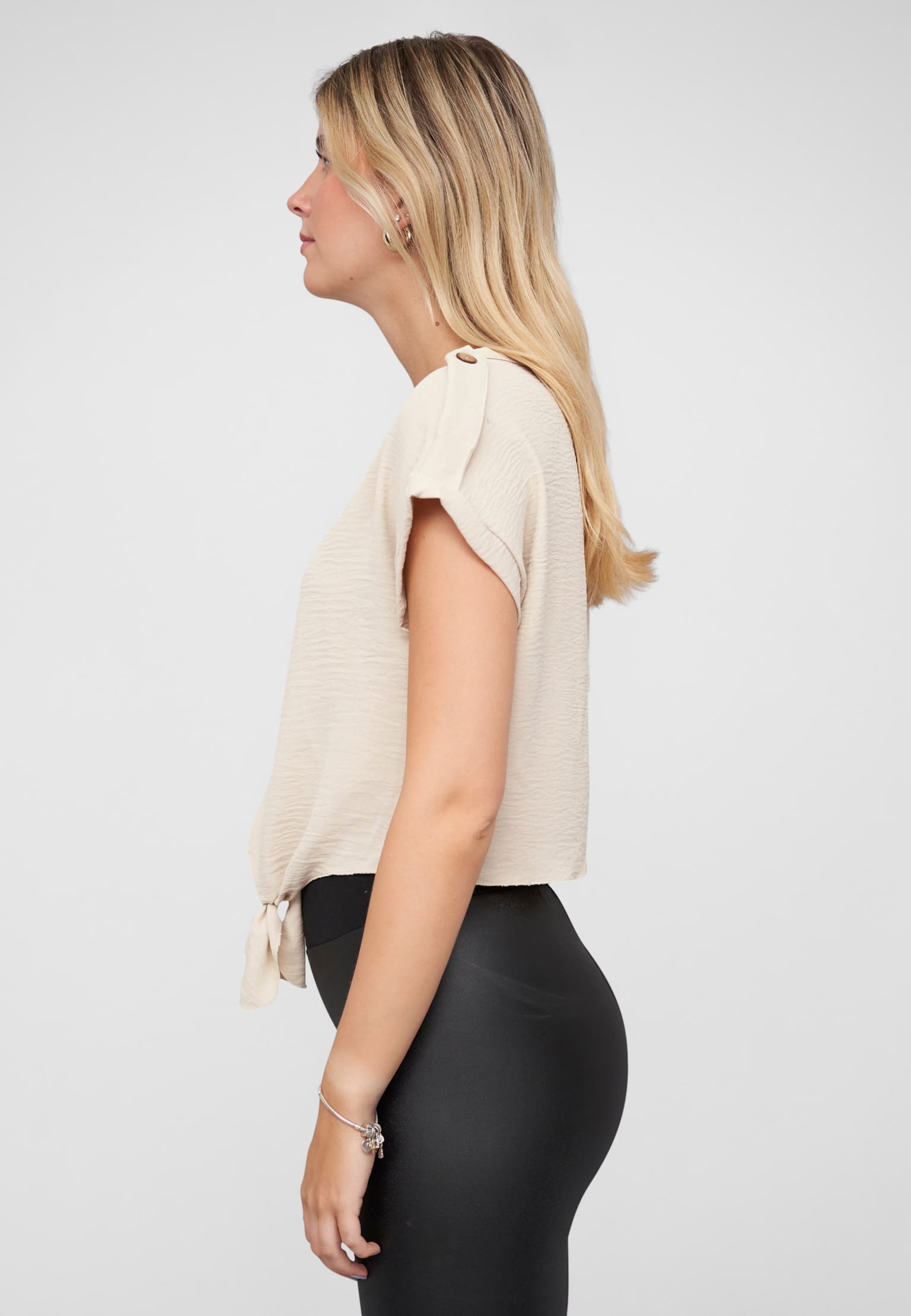 Cloud5ive Musselin Top with knot detail – Bild 3