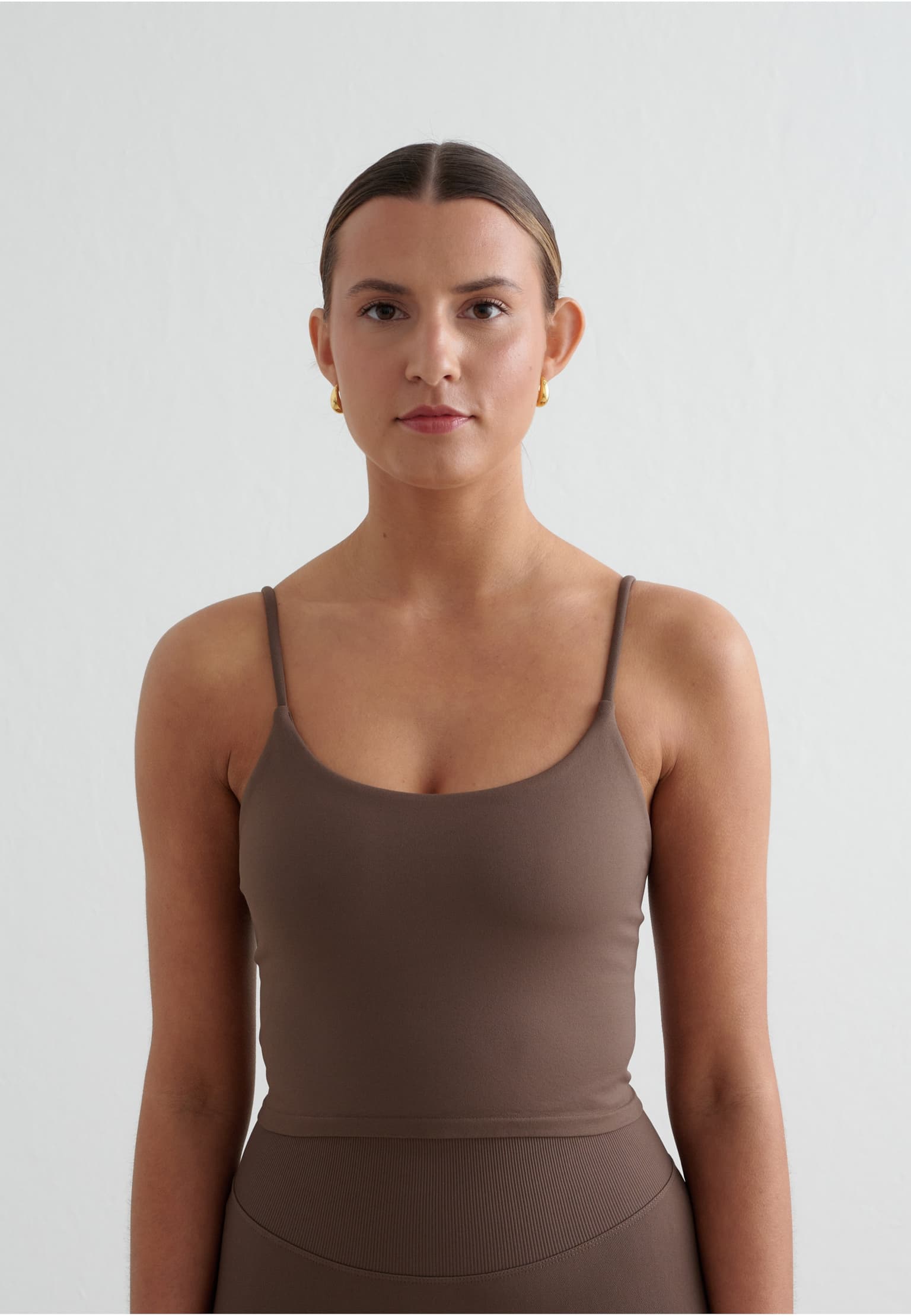 aimn Shape Seamless Strap Singlet