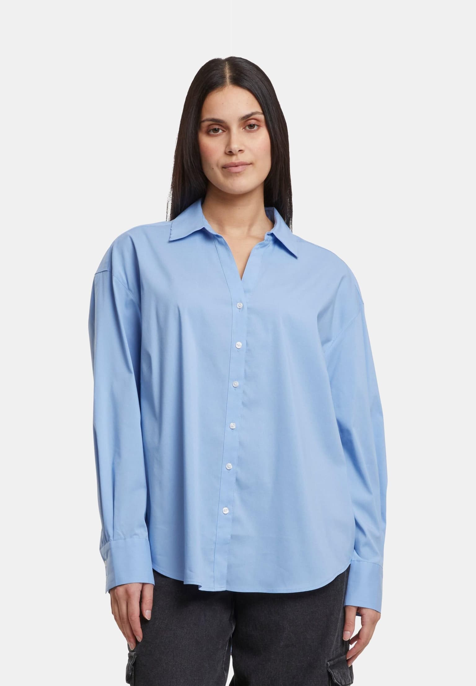 Urban Classics Ladies Oversized Cotton Blouse