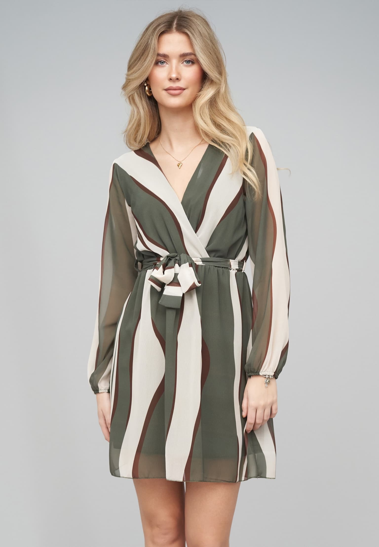 Cloud5ive Long-sleeve Dress Waves