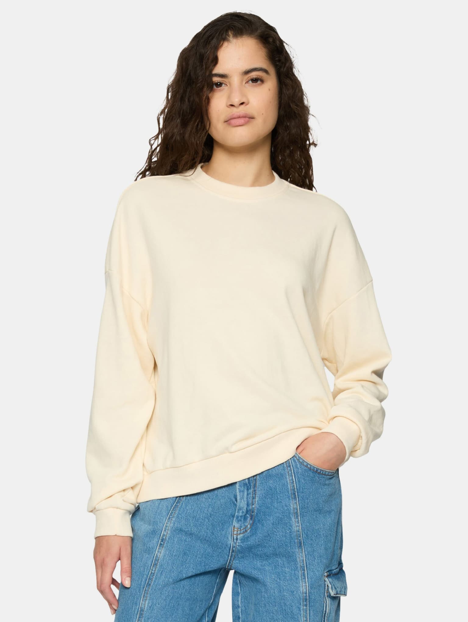 Urban Classics Ladies Oversized Light Terry Crewneck