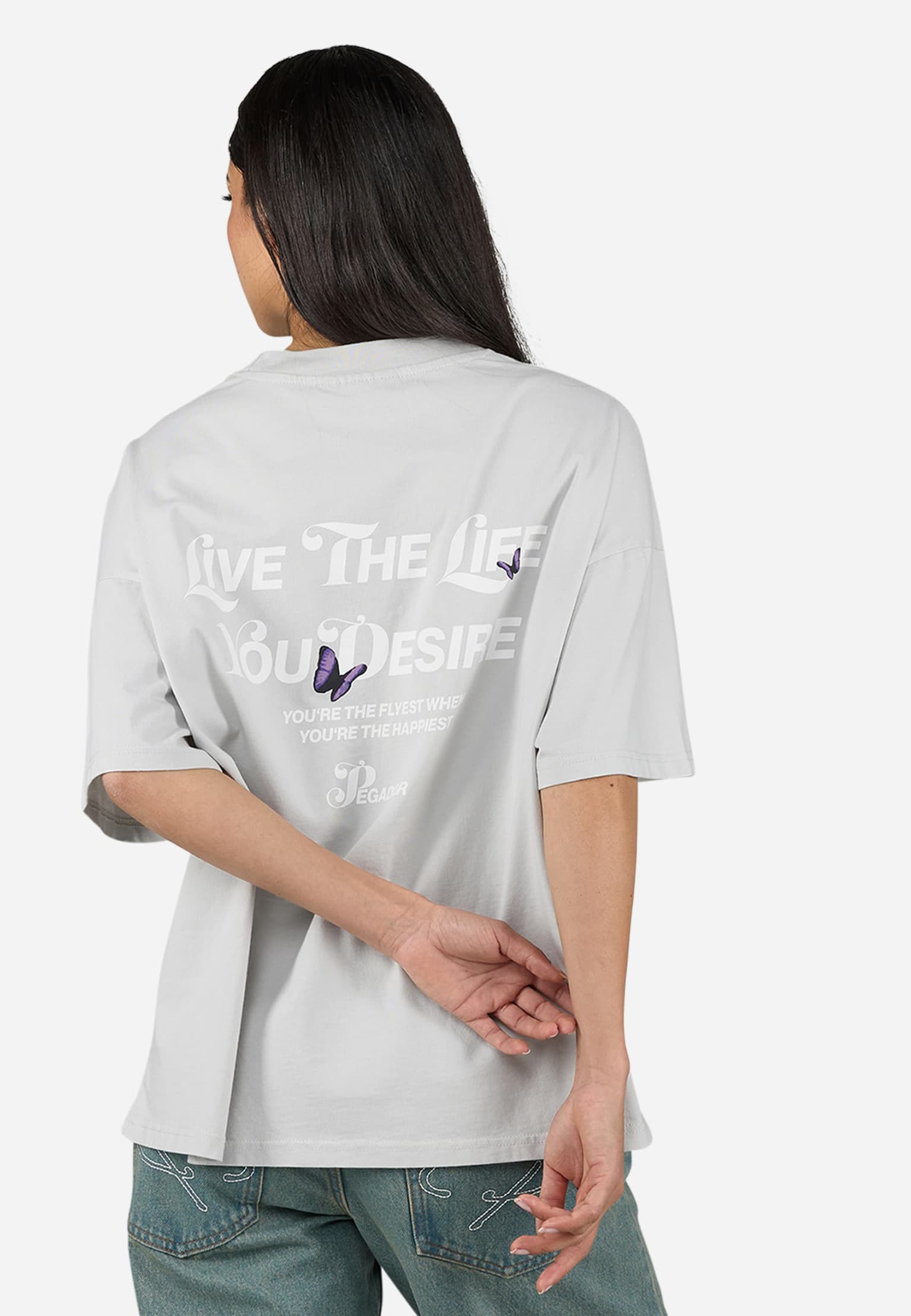 PEGADOR Noria Heavy Oversized Tee