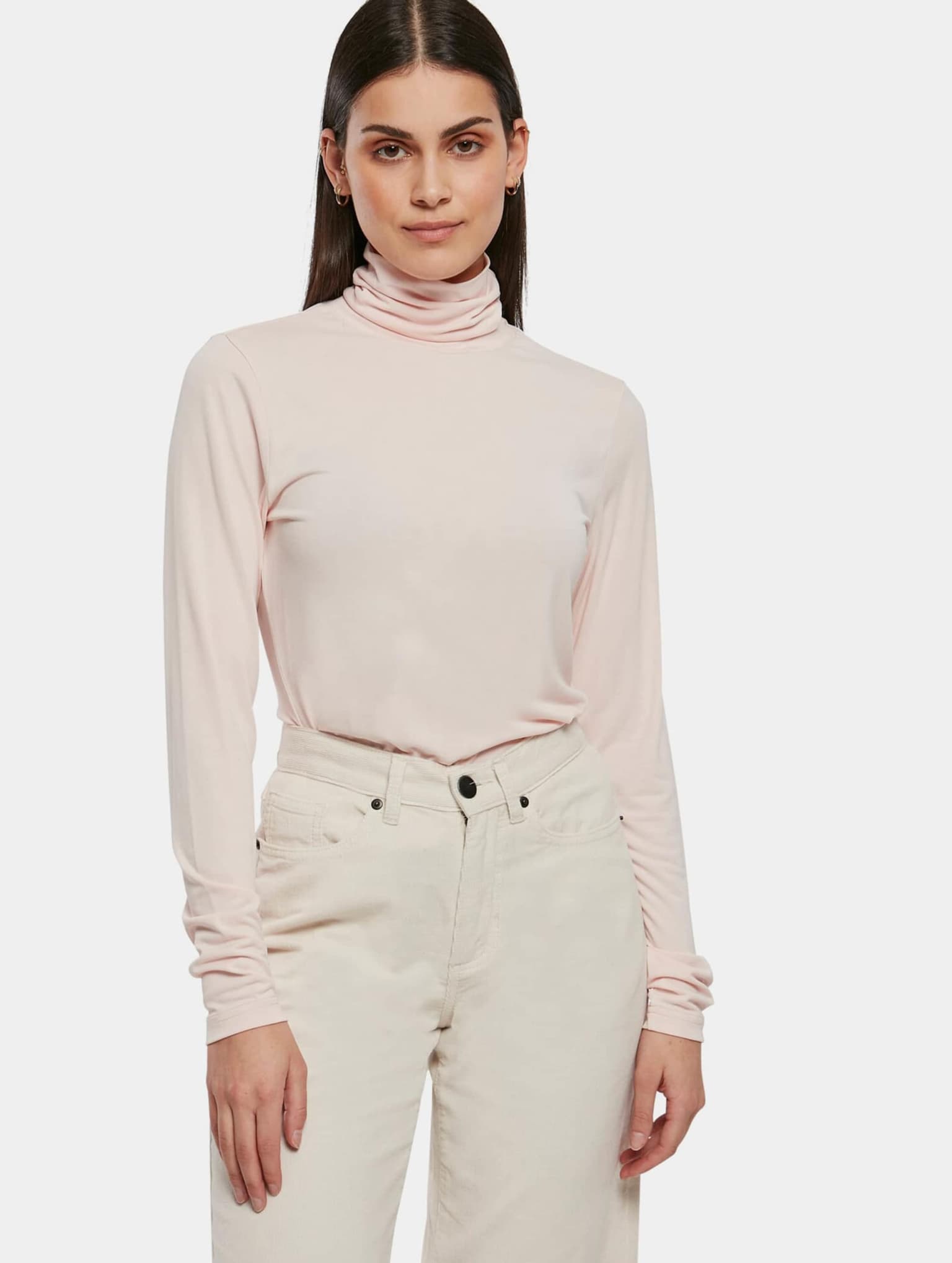 Urban Classics Ladies Modal Turtleneck Longsleeve