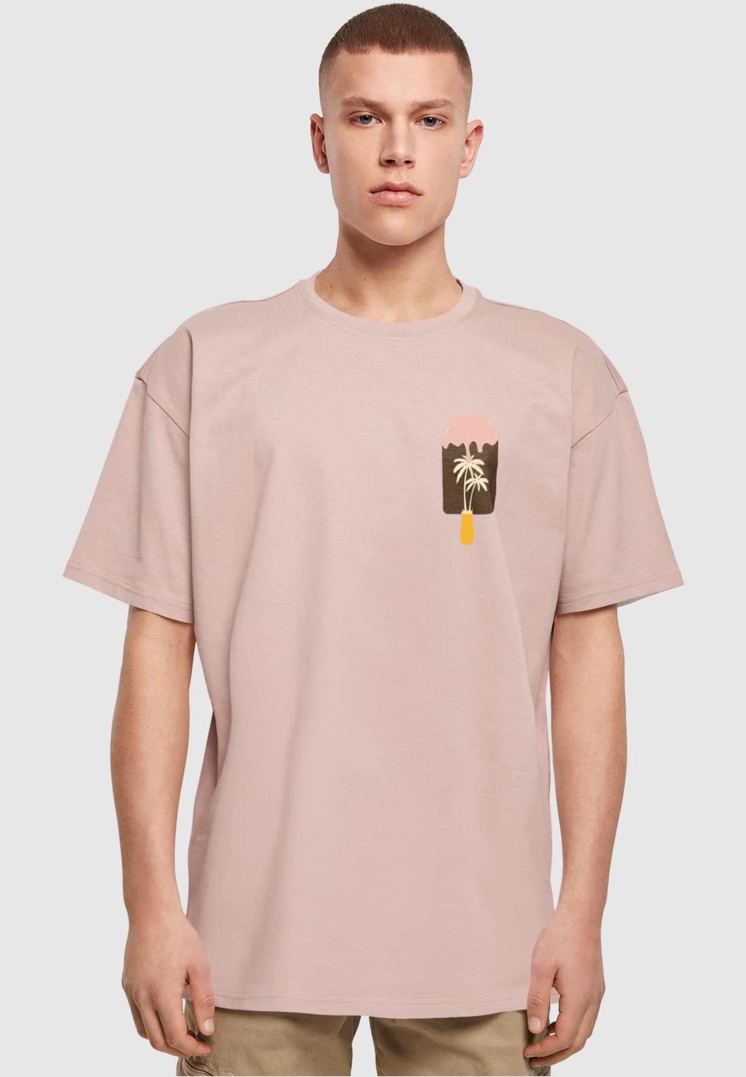 Merchcode POD Summer - Icecream Heavy Oversize Tee