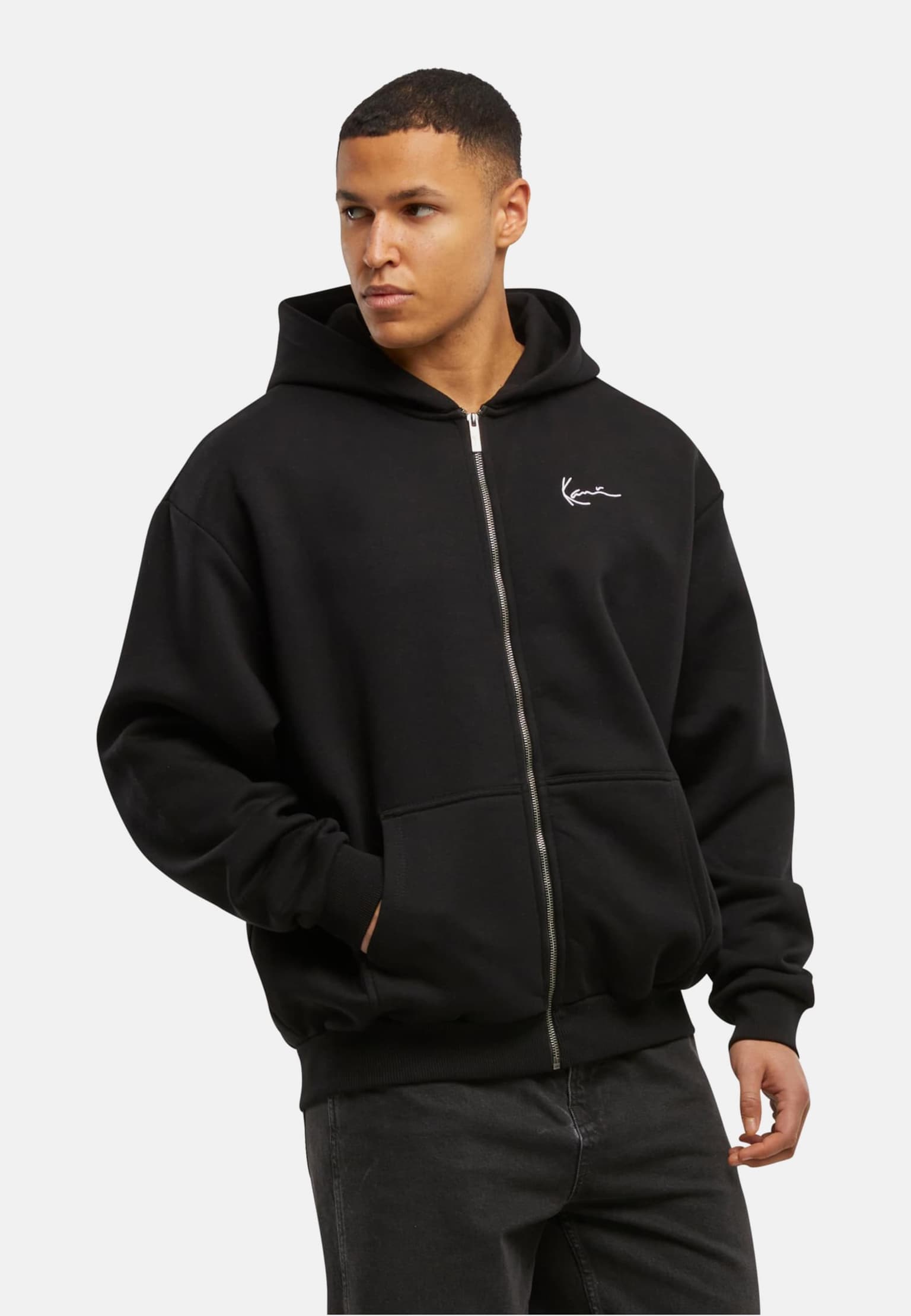 Karl Kani Chest Signature Essential OS Zip Hoodie