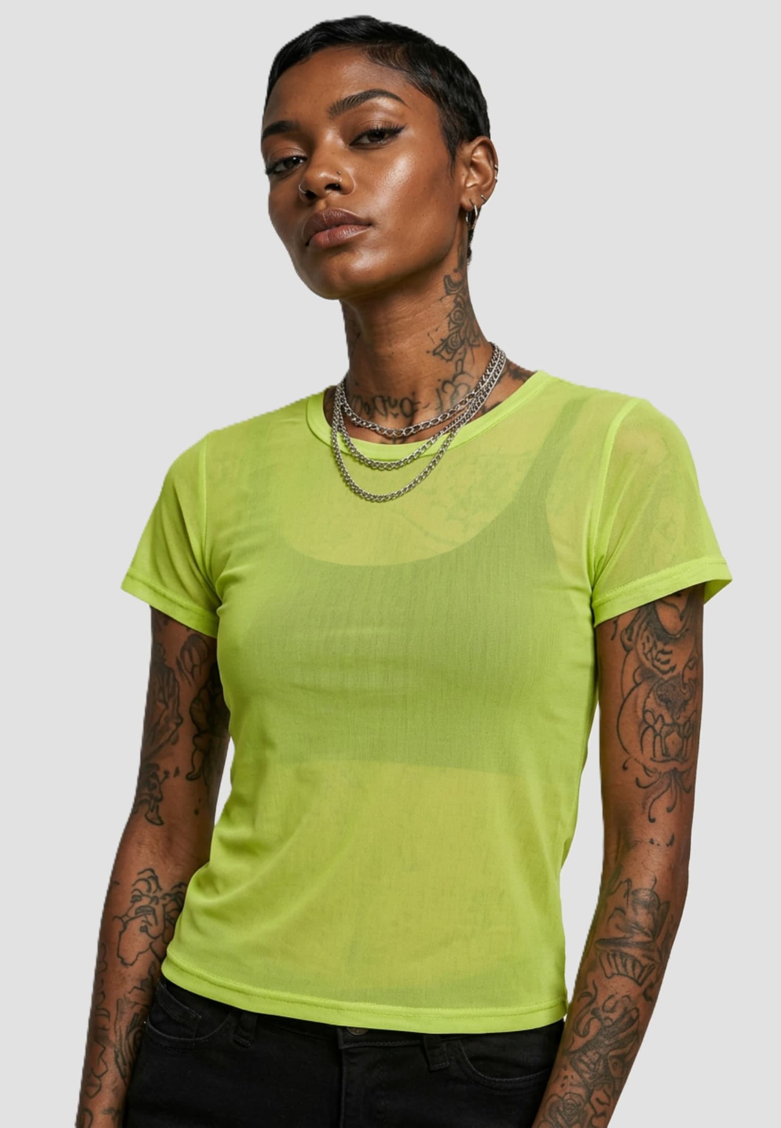 Urban Classics – Urban Classics Ladies Short Mesh Tee