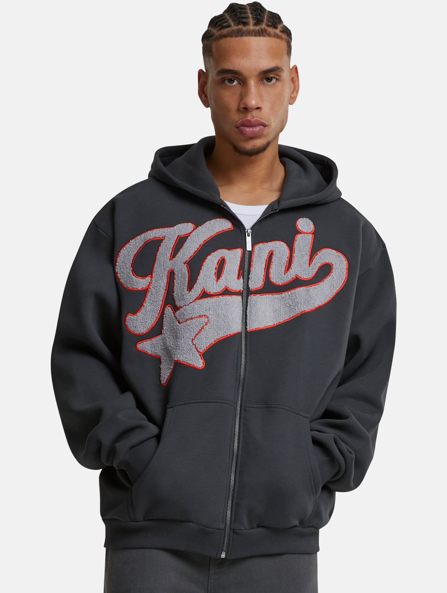 Karl Kani Star Logo OS Full Zip Hoodie