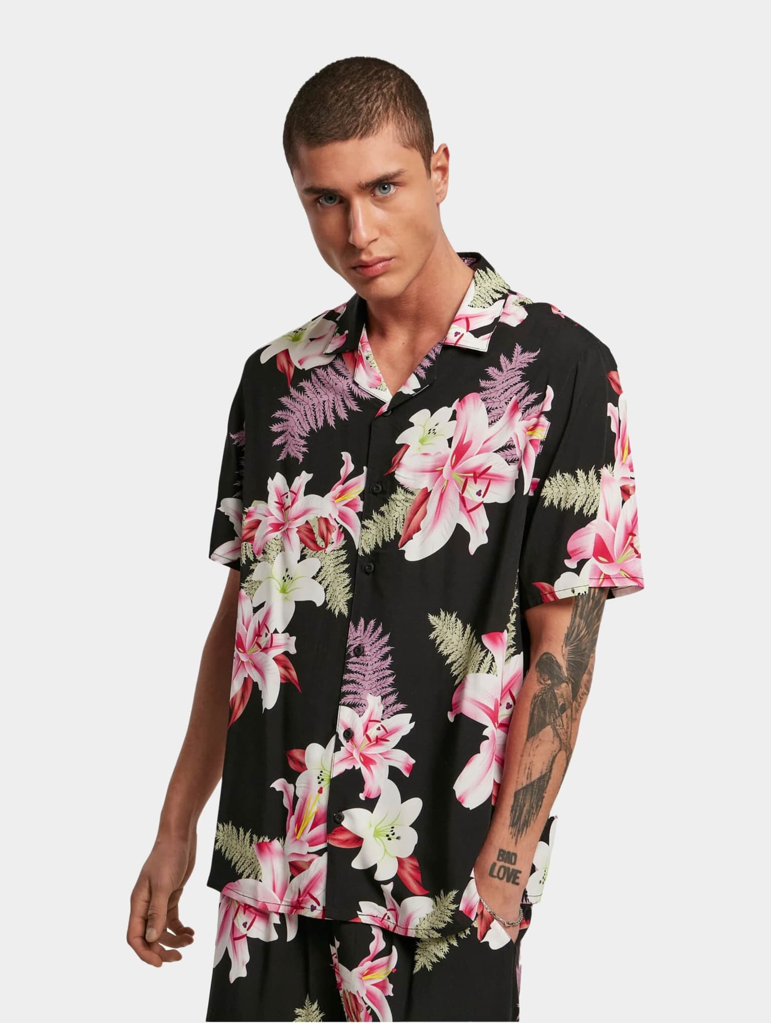 Urban Classics Viscose AOP Resort Shirt
