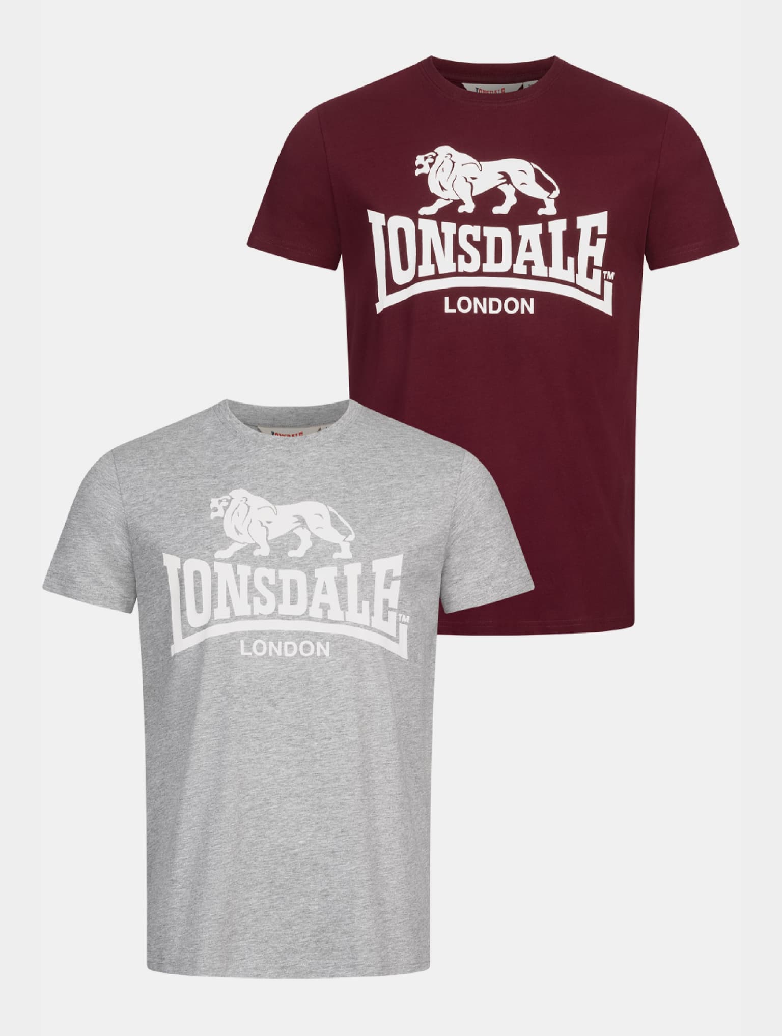 Lonsdale London Kelso Double Pack T-Shirt