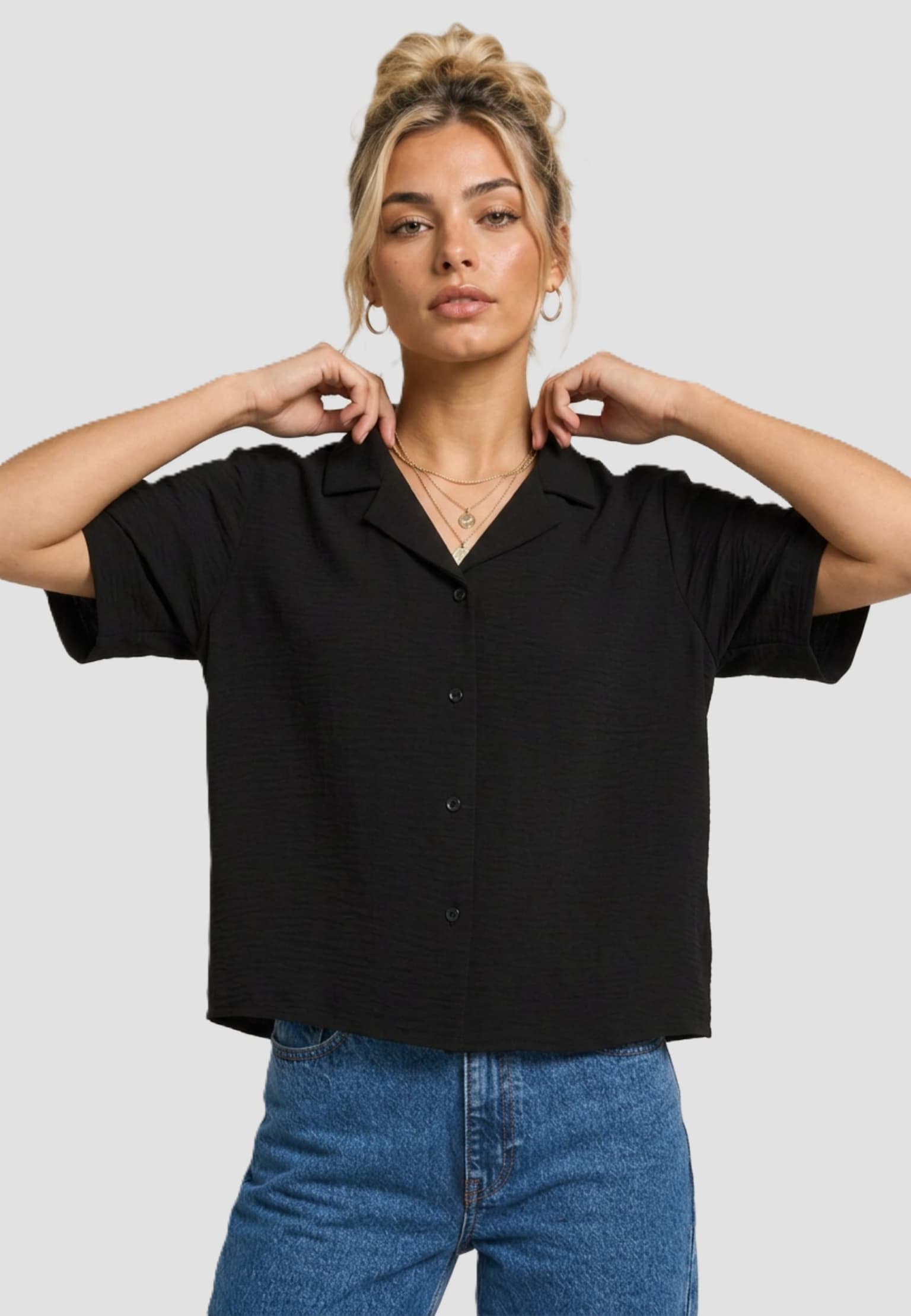 Urban Classics Ladies Structured Resort Shirt