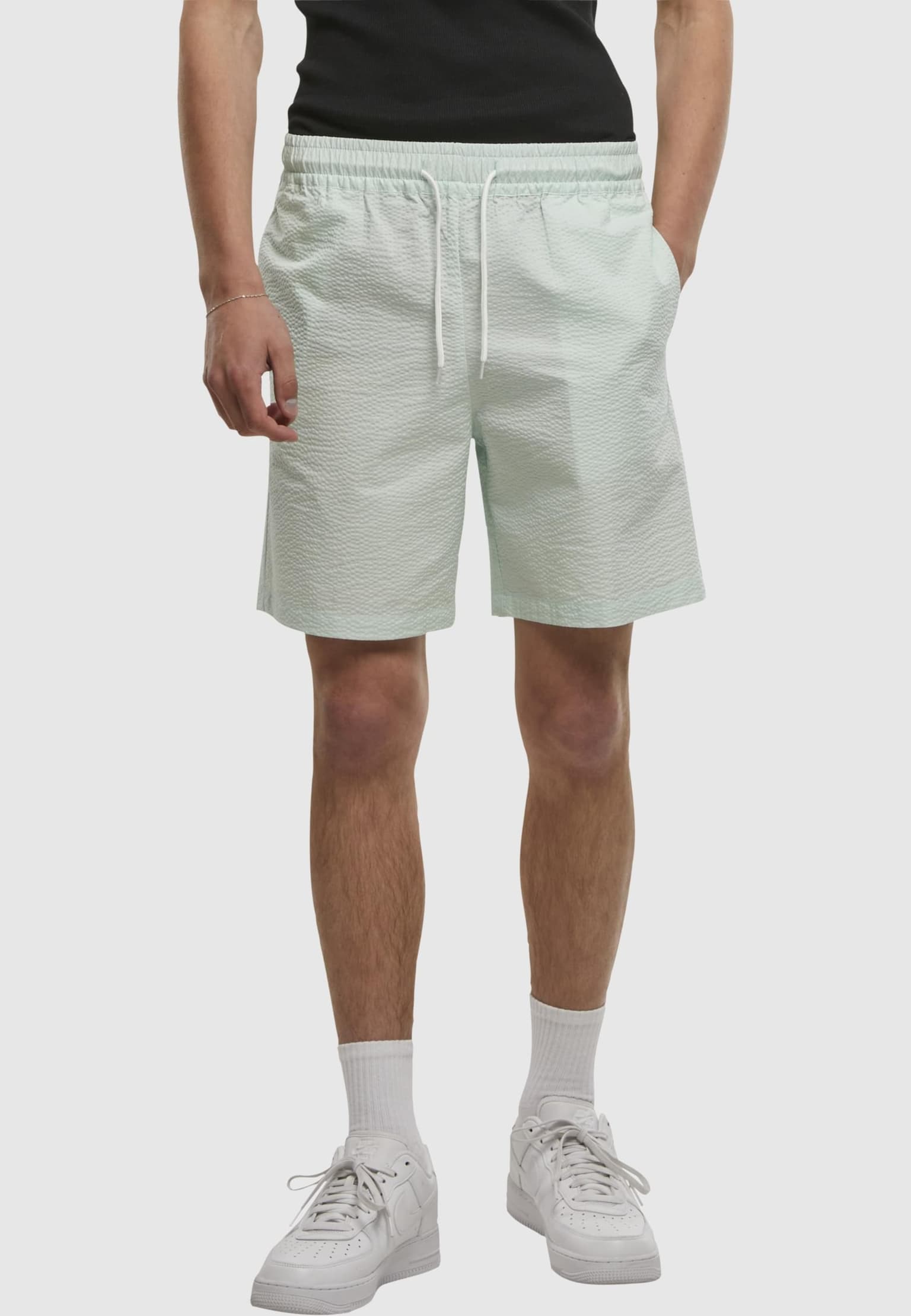Urban Classics Basic Seersucker Short