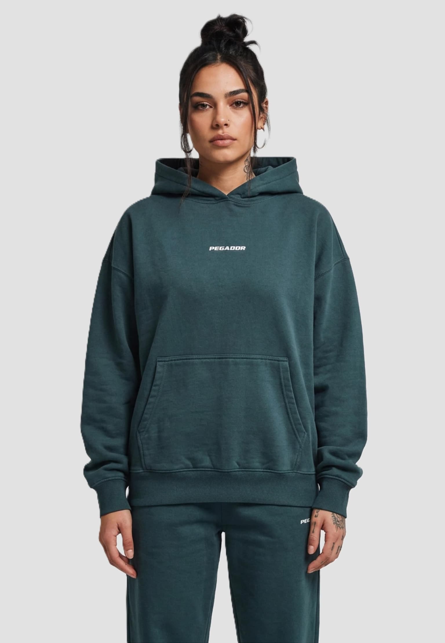 PEGADOR Clarita Logo Oversized Hoodie