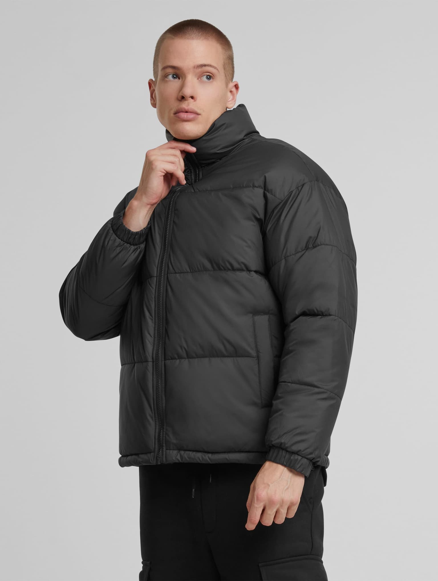 Urban Classics Basic Puffer Übergangsjacke