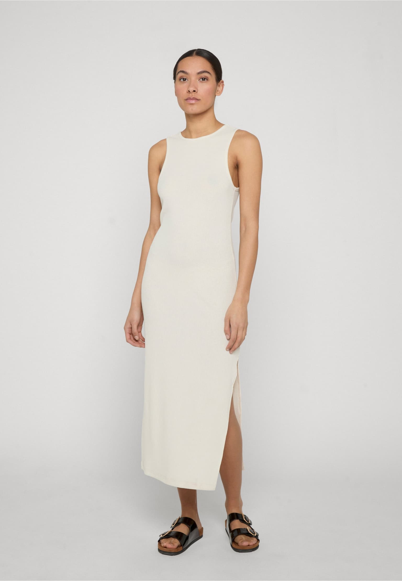 Urban Classics Ladies Long Racerback Rib Dress