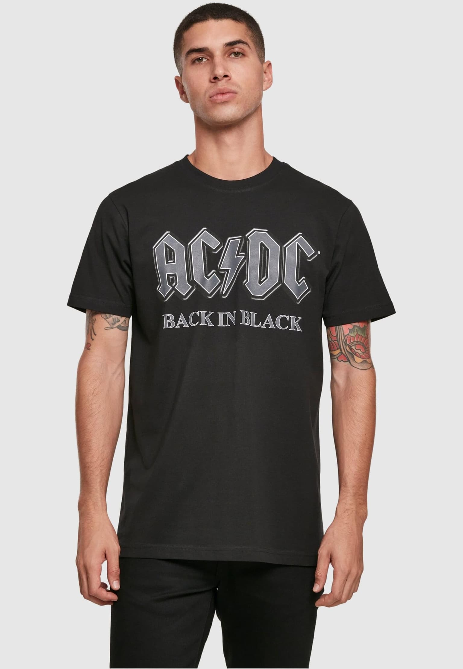 Merchcode ACDC Back In Black Tee