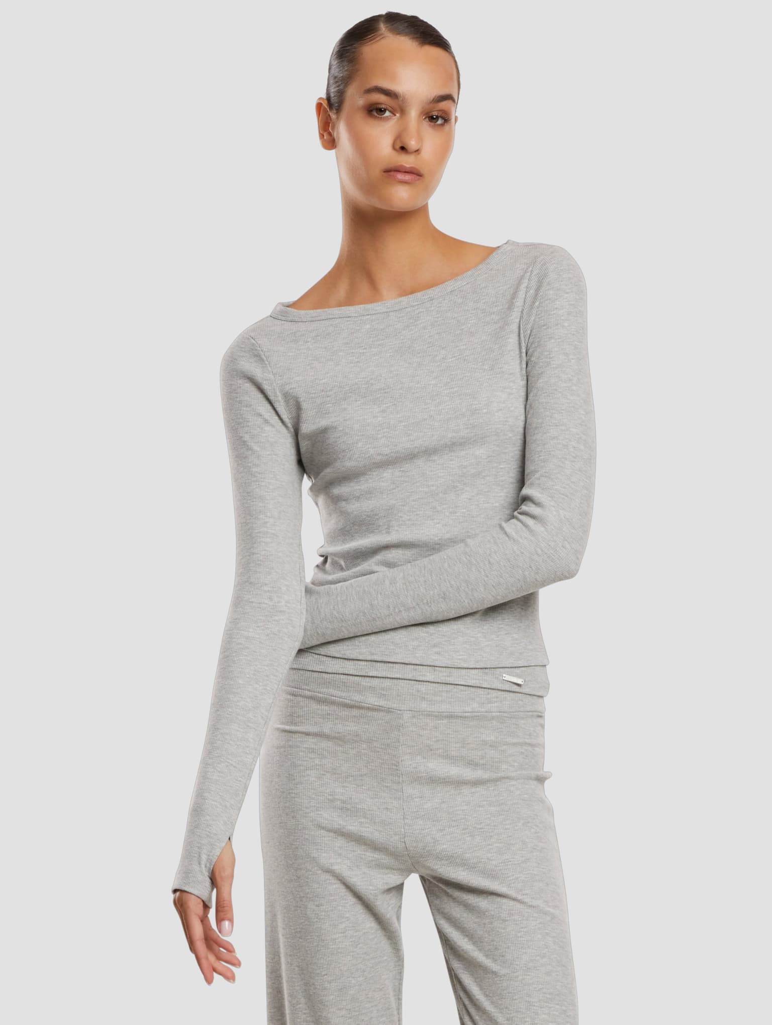 aimn aim'n Ease Ribbed Top Longsleeve