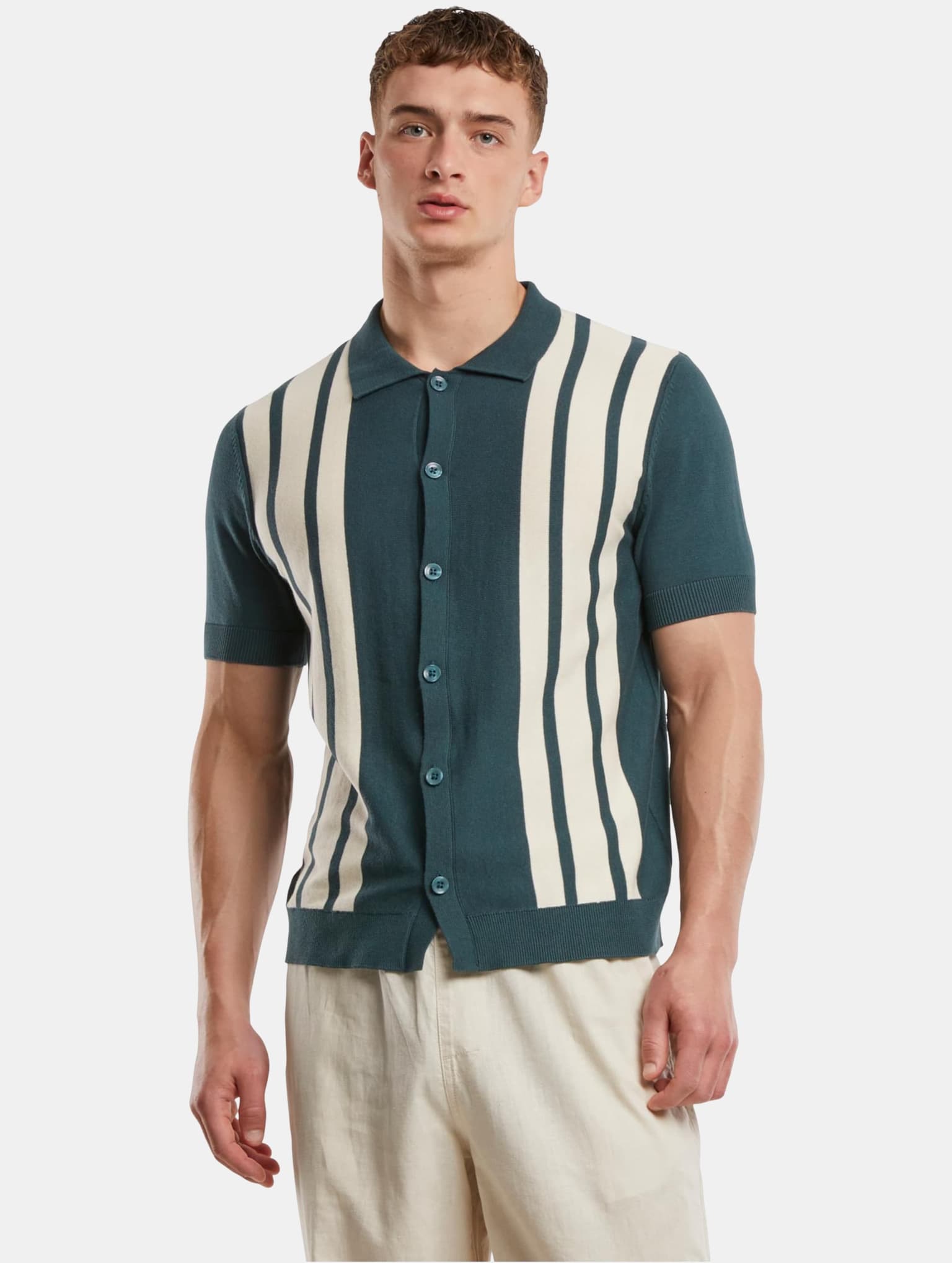 Urban Classics Knit Retro Shirt