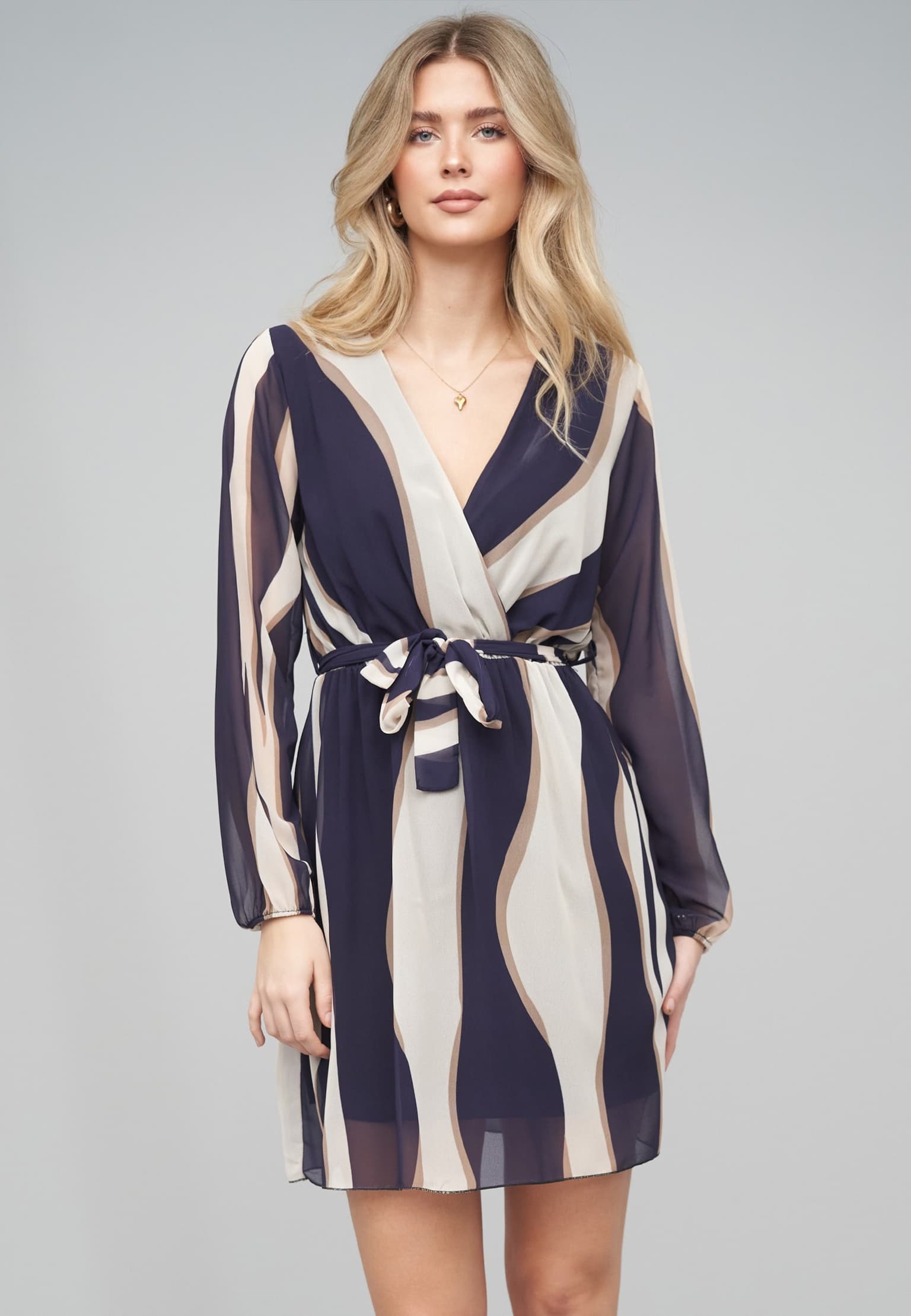 Cloud5ive Long-sleeve Dress Waves