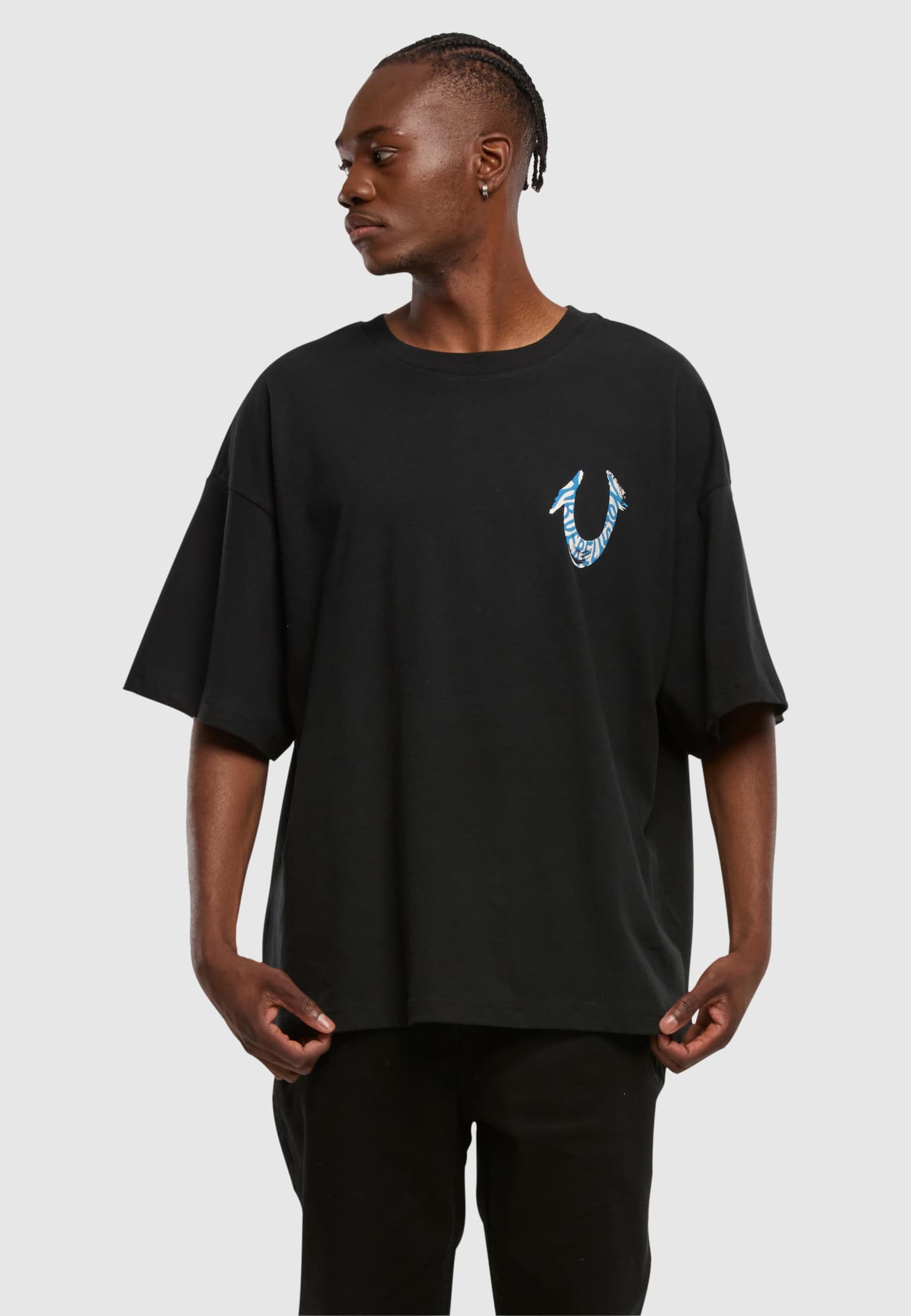 True Religion PAINTED HS OVERSIZED TEE