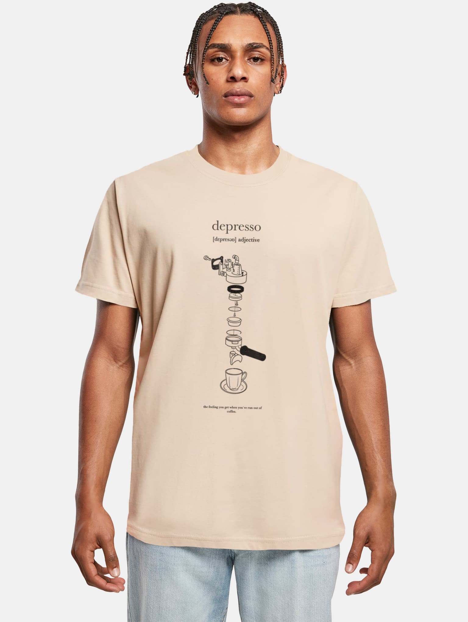 Mister Tee Depresso T-Shirt Round Neck