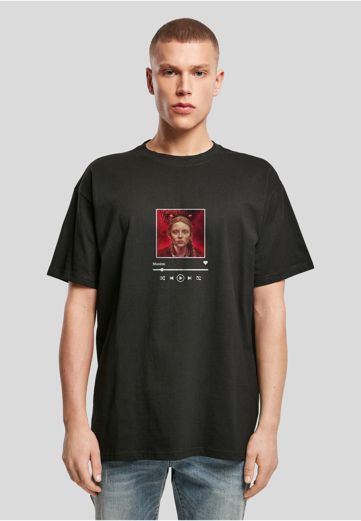 Merchcode Stranger Things Dear Billy Heavy Oversize Tee