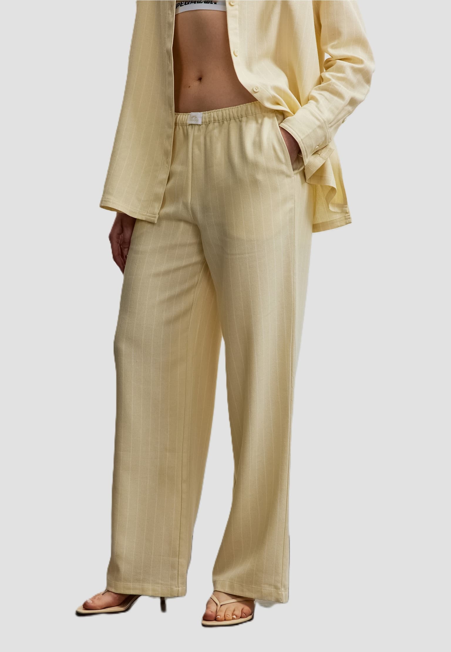 PEGADOR Olga Striped Loose Pants