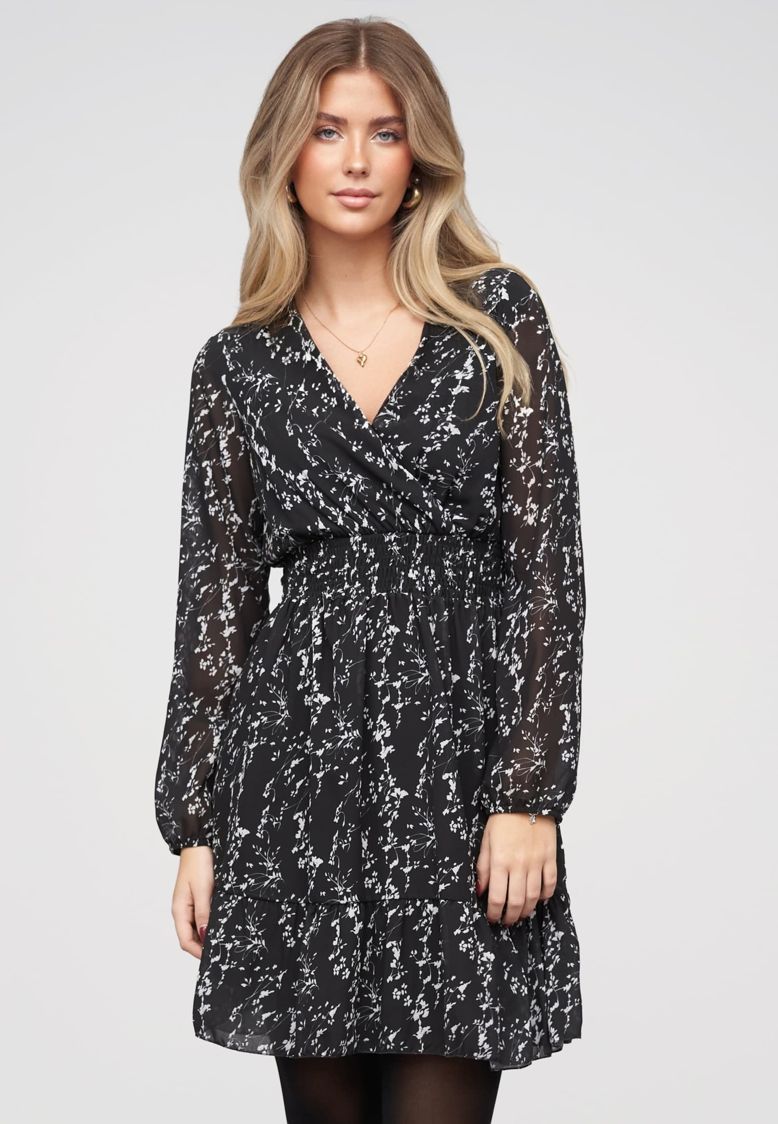 Cloud5ive Longsleeve Dress with abstract print