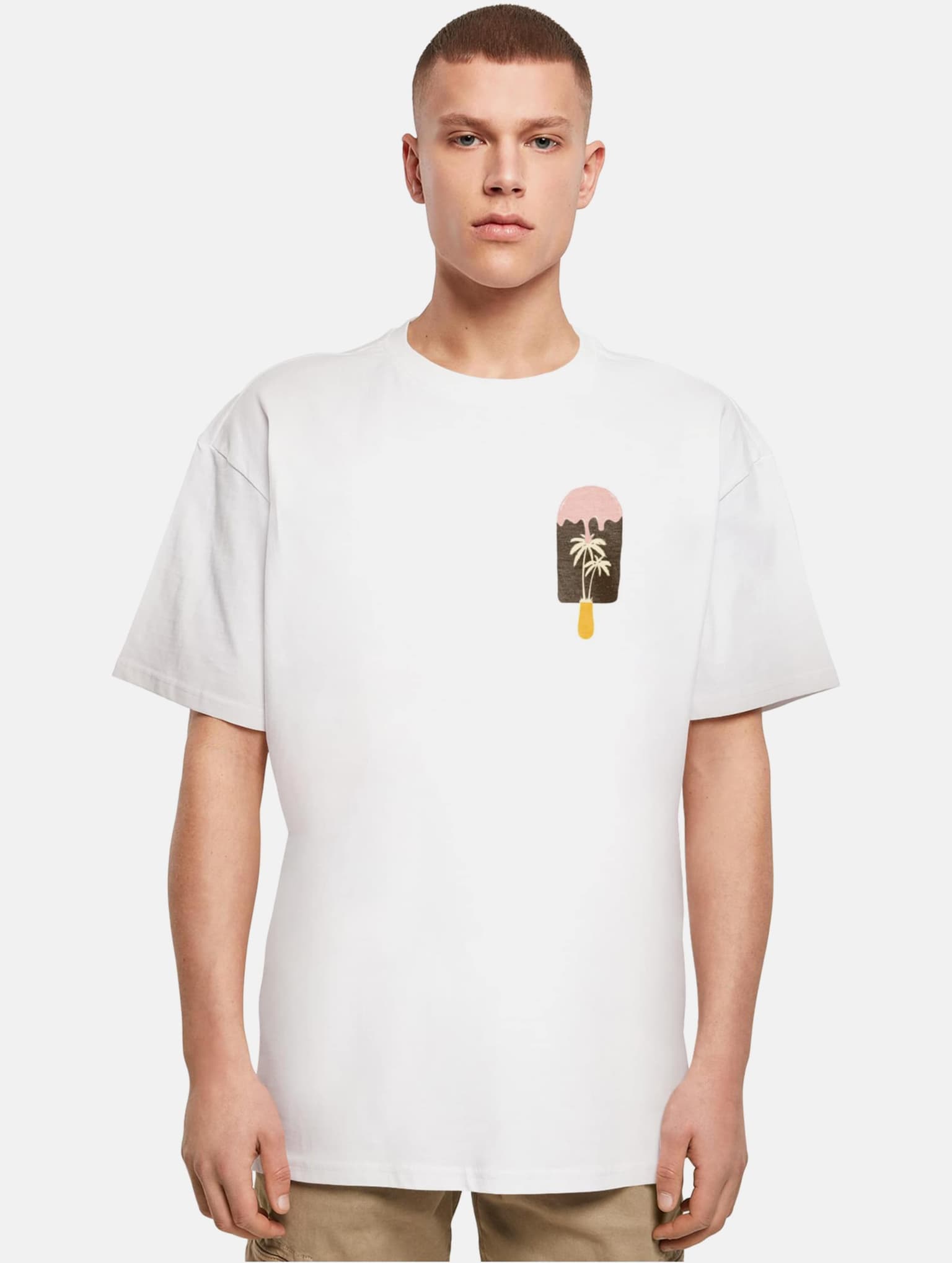 Merchcode POD Summer - Icecream Heavy Oversize Tee