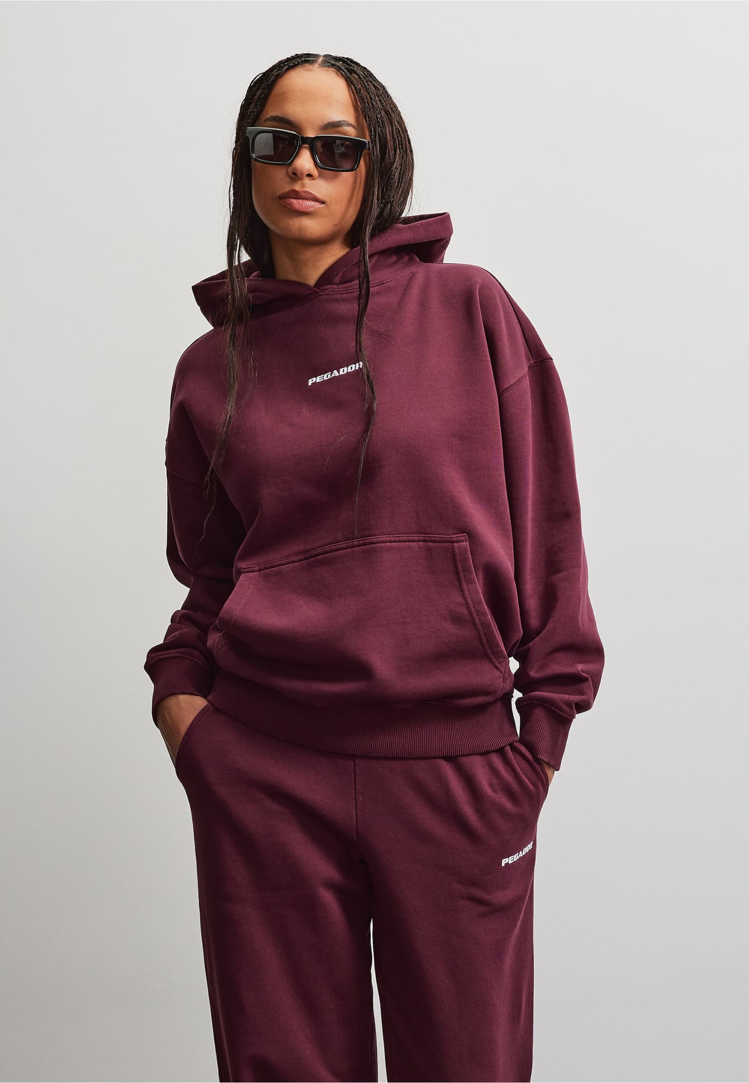 PEGADOR Clarita Logo Oversized Hoodie